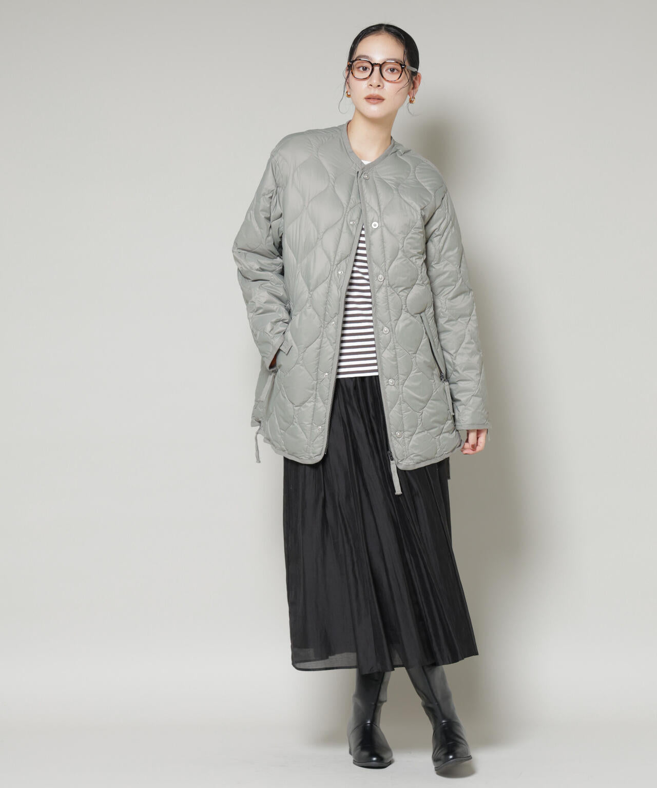 TAION / ミリタリーM65 ライナー Wジップ ダウンジャケット