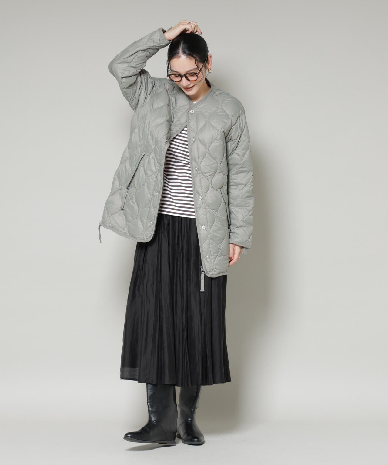 TAION/ミリタリーM65ライナーWジップダウンジャケット 6715214010