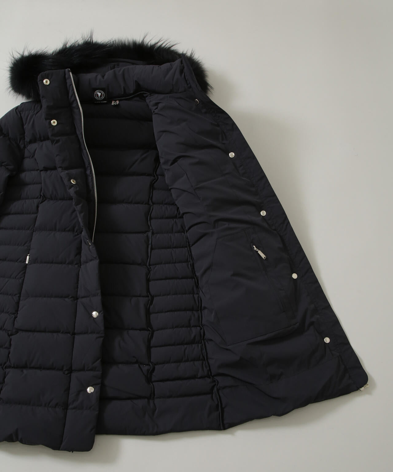 CAPEHORN QUINA MURMASKY ブラック ダウンジャケット CAPE HORN / QUINA MURMASKY