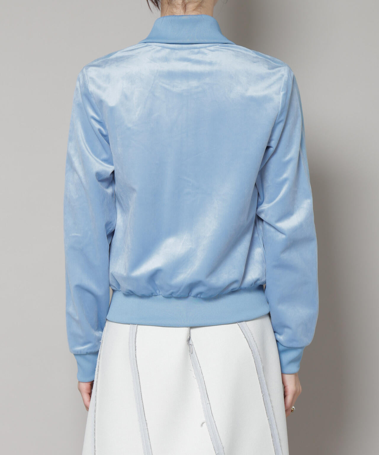 adidas/VELVET TRACK JAKET ASH BLUE 6715216008