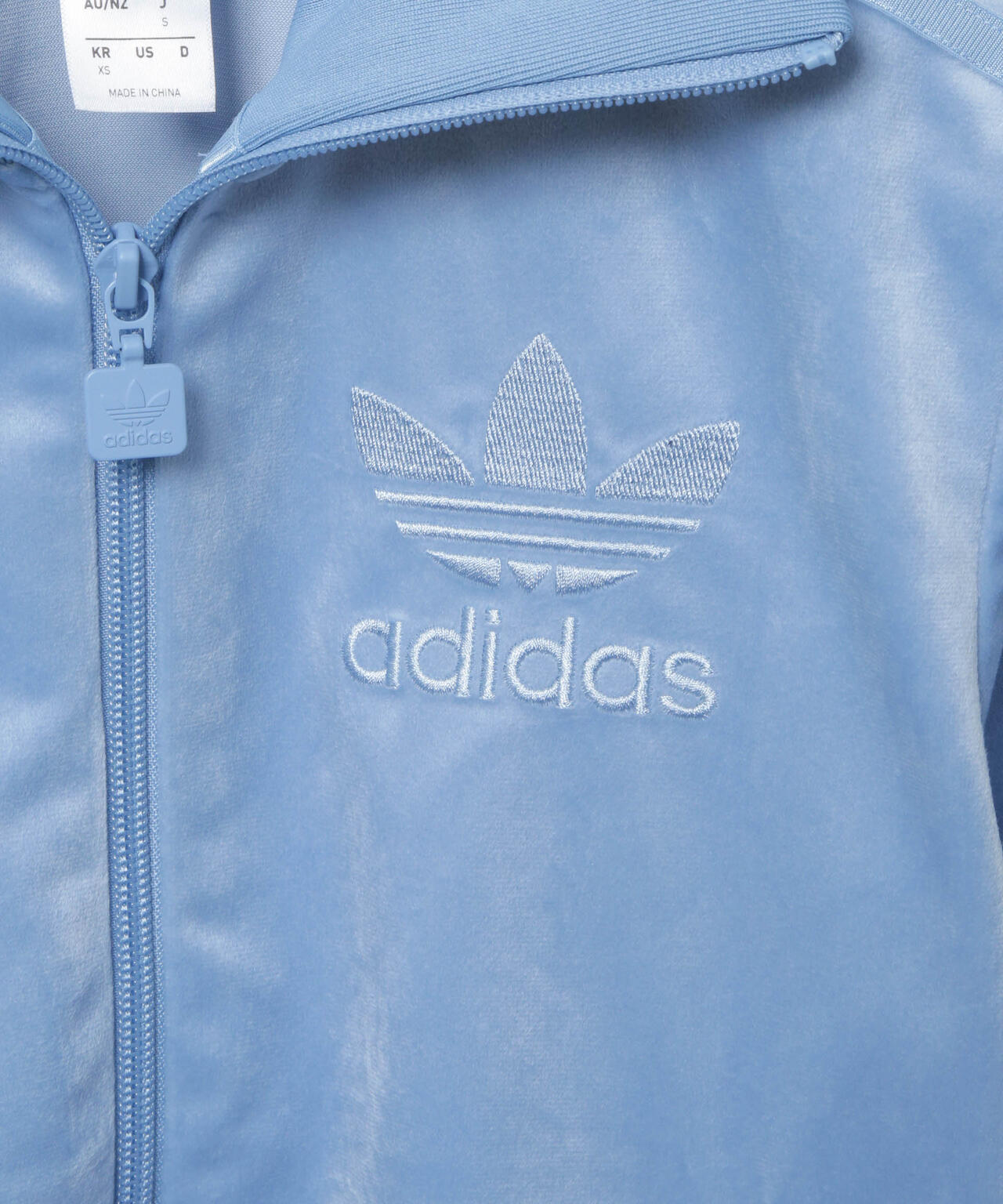 adidas/VELVET TRACK JAKET ASH BLUE 6715216008