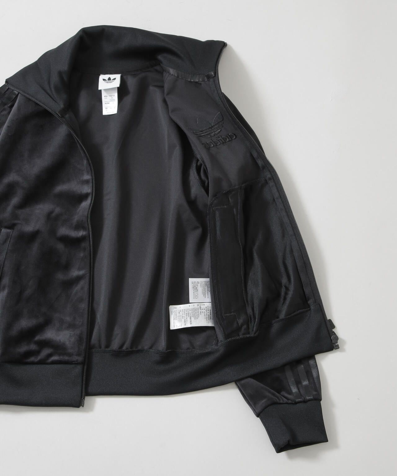 adidas / VELVET TRACK JAKET BLACK