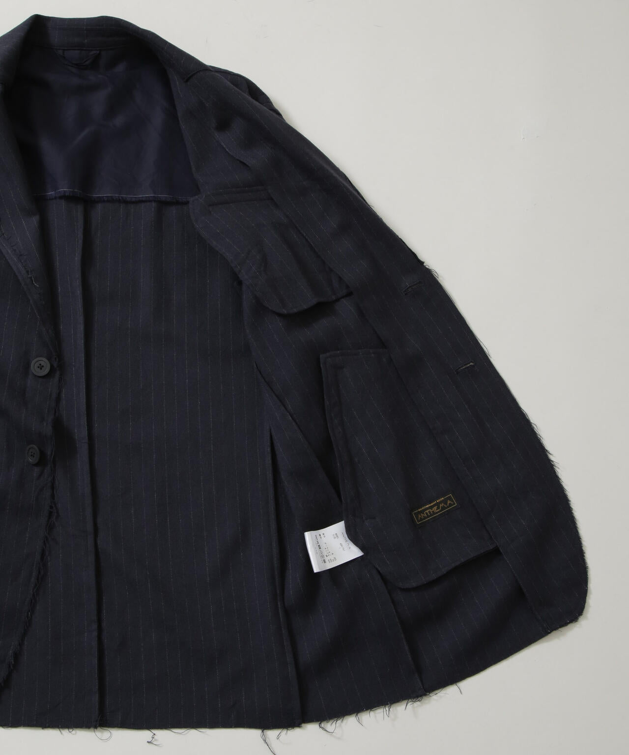 ANTHEM A / FLANNEL STRIPE BROKEN JACKET ( セットアップ 可)