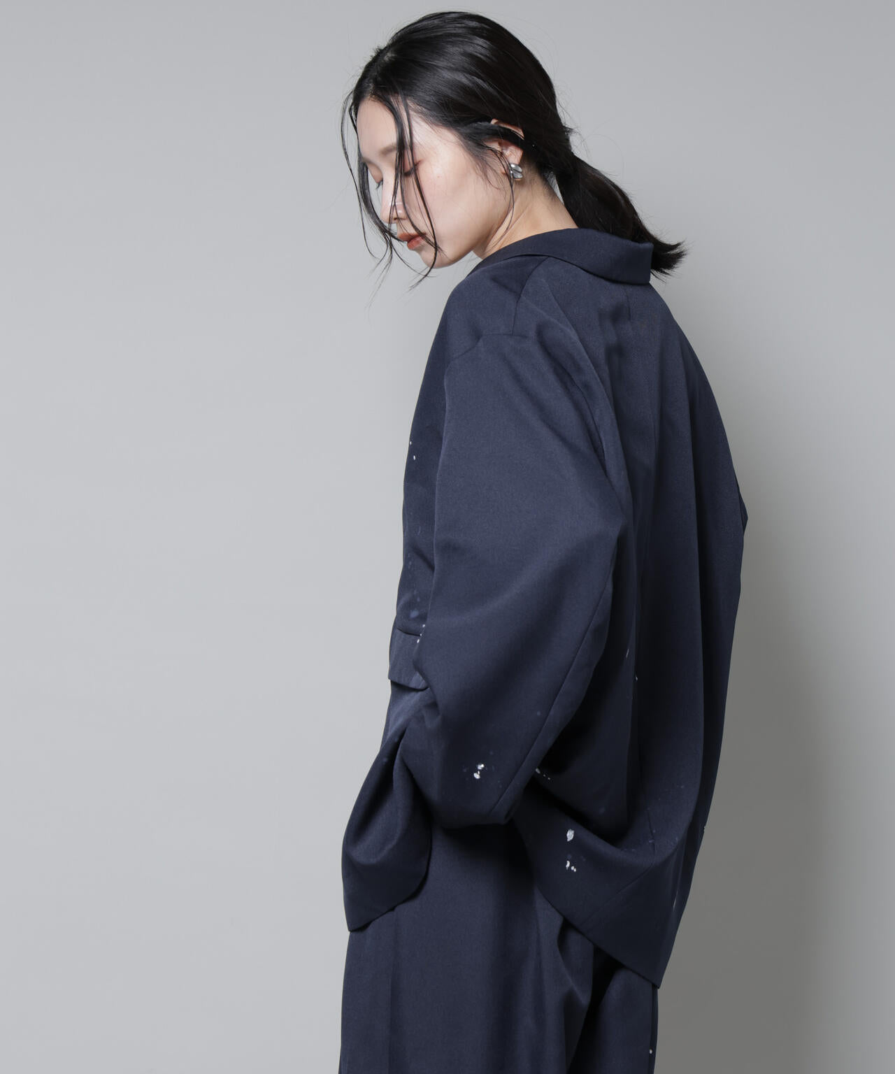 RhodolirioN / Oversized Jacket - Twill Paint ( セットアップ 可 )
