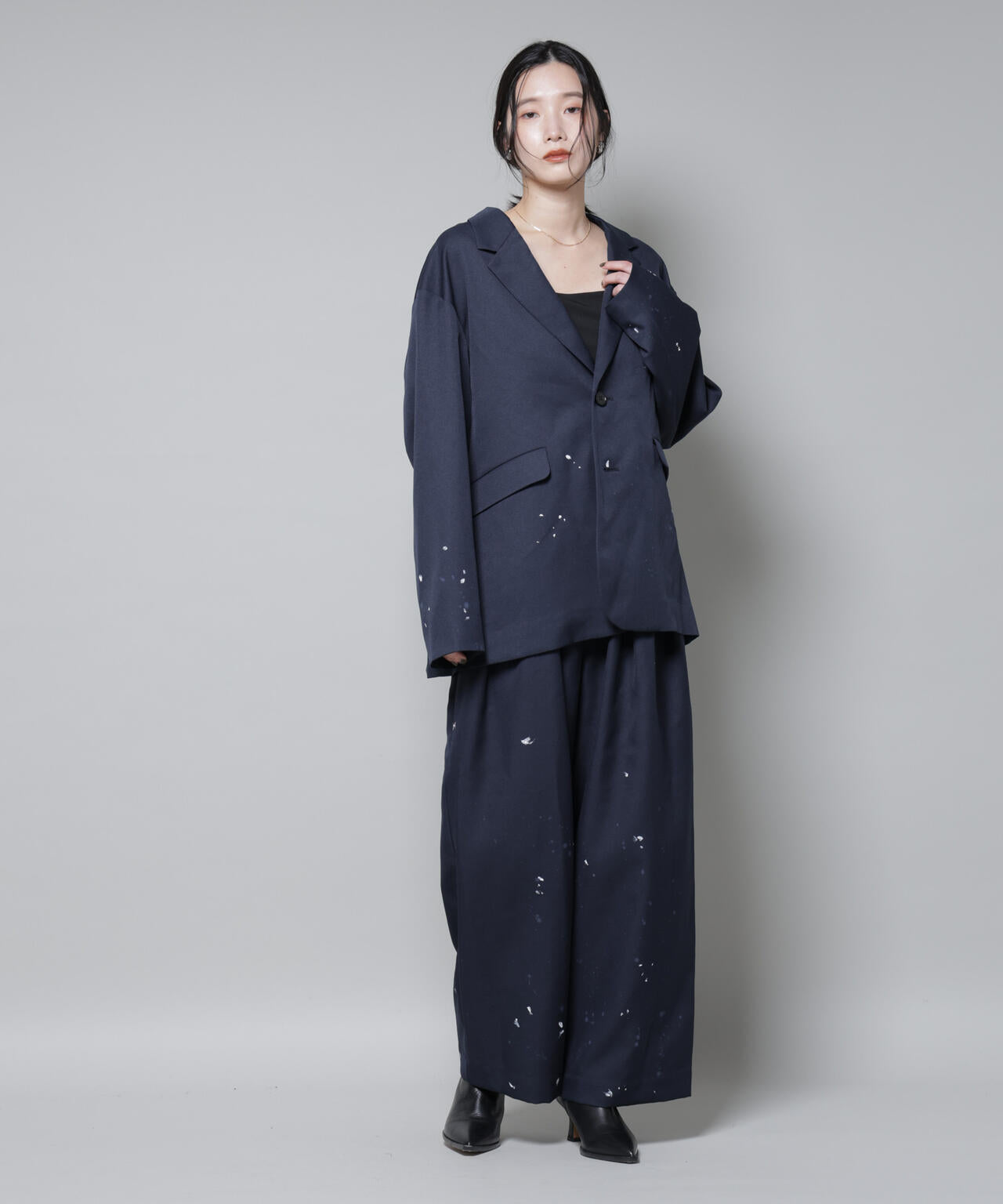 ジャケット・アウター RhodolirioN / Oversized Jacket RhodolirioN / Oversized Jacket - Twill Paint ( セットアップ 可 )