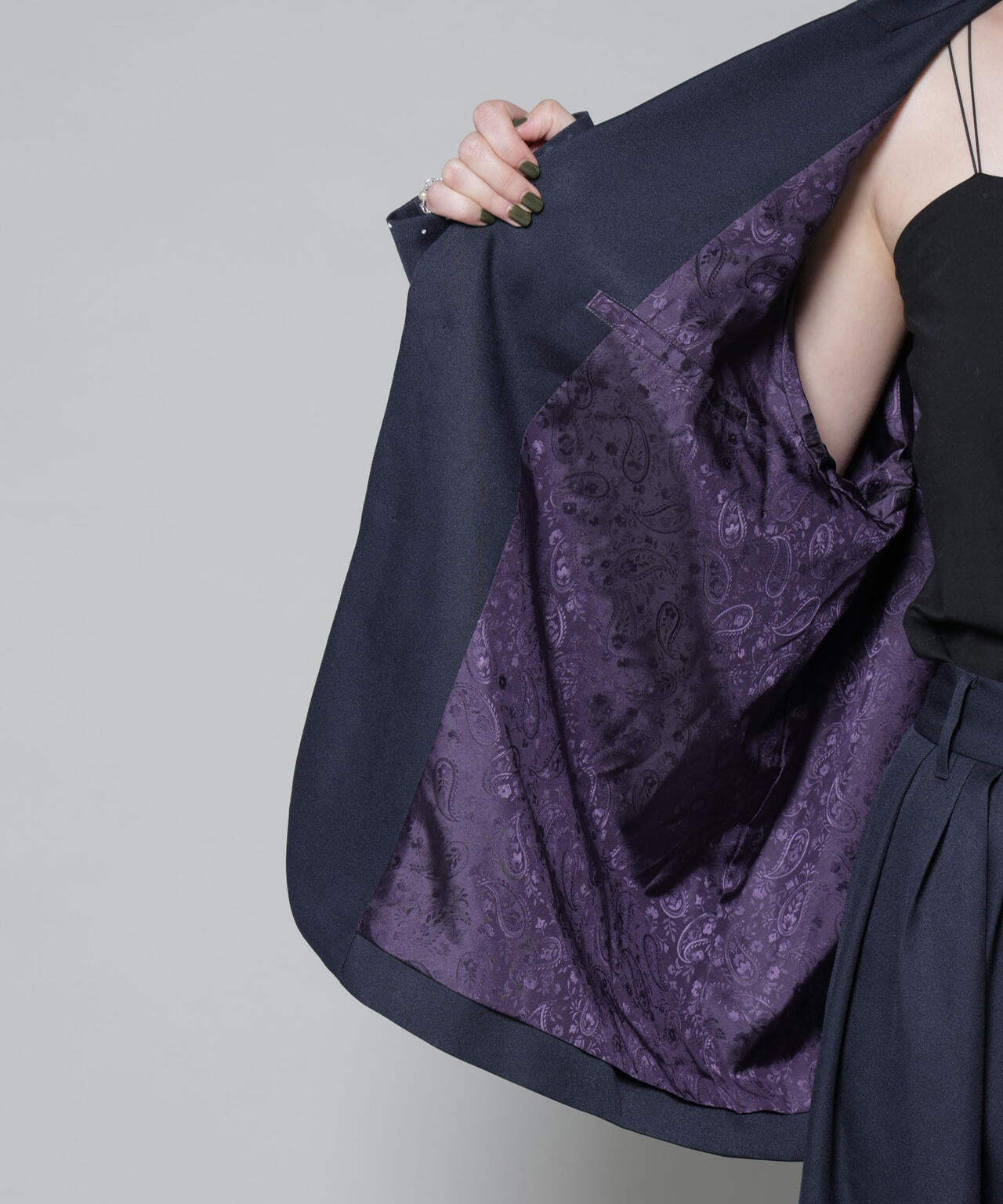 RhodolirioN / Oversized Jacket - Twill Paint ( セットアップ 可 )