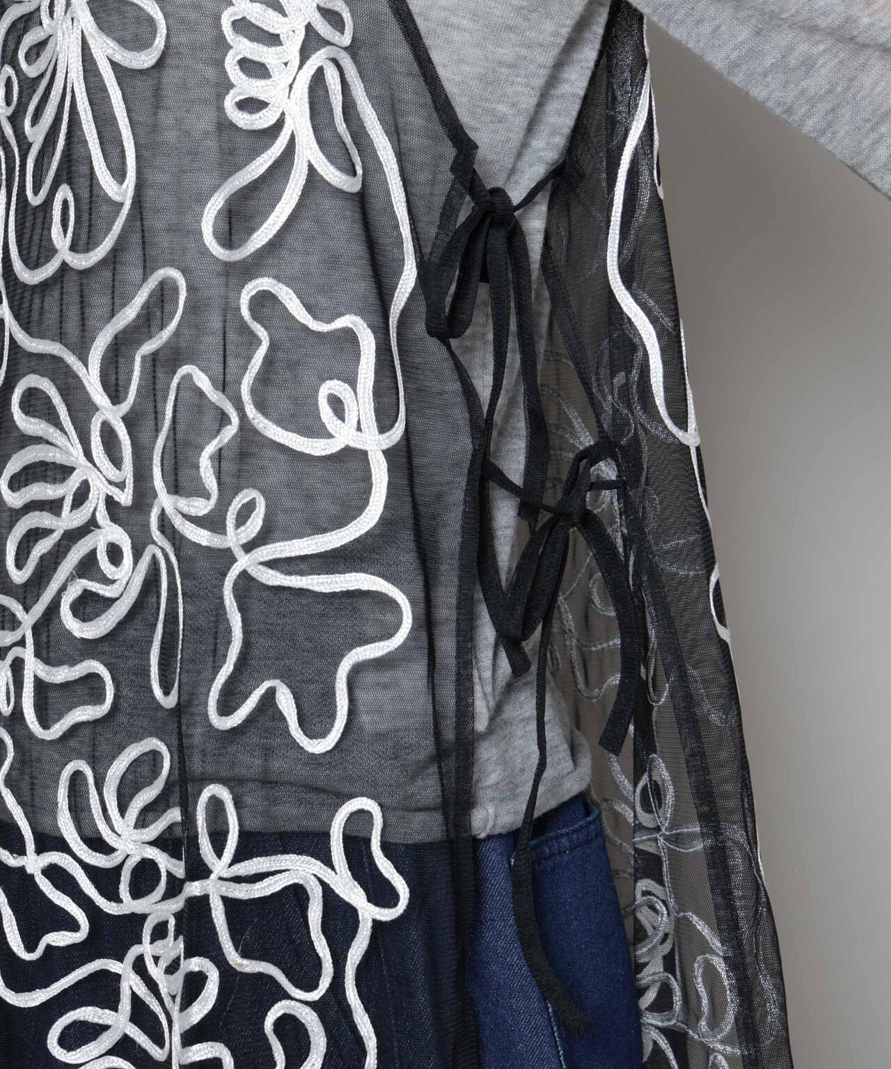 Sara mallika/TULLETAPEEMBRIODERY CAMI DRESS 6715219041