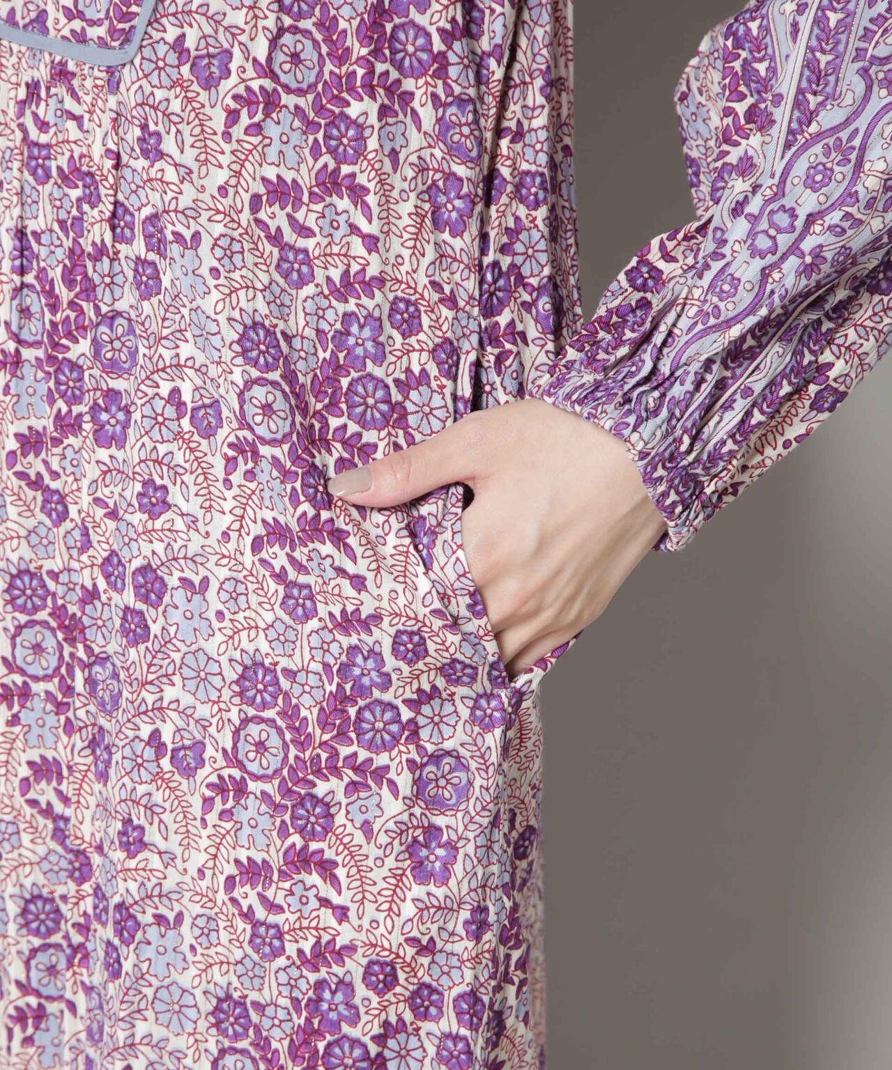 Sara mallika/FLOWER PRINT YOKE DRESS 6715219042