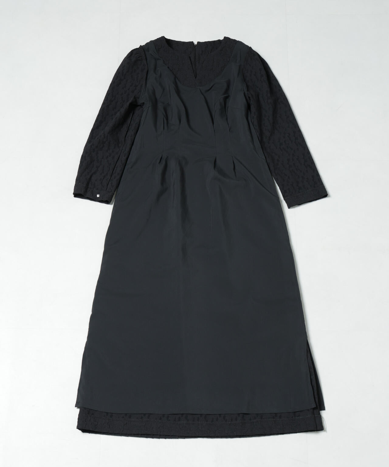 troisieme chaco/PUFFY JACQUARD　ワンピース 6715219055