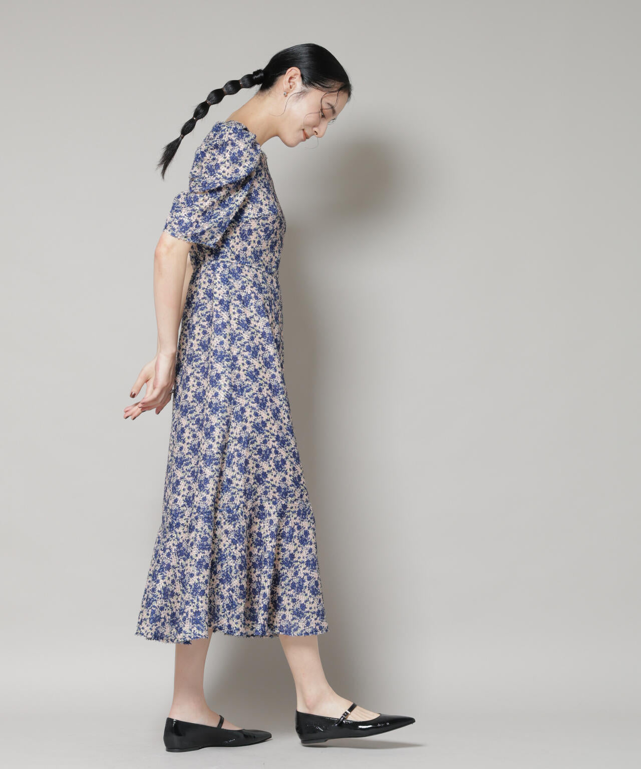 troisieme chaco/CUT JACQUARD PRINT ワンピース 6715219057