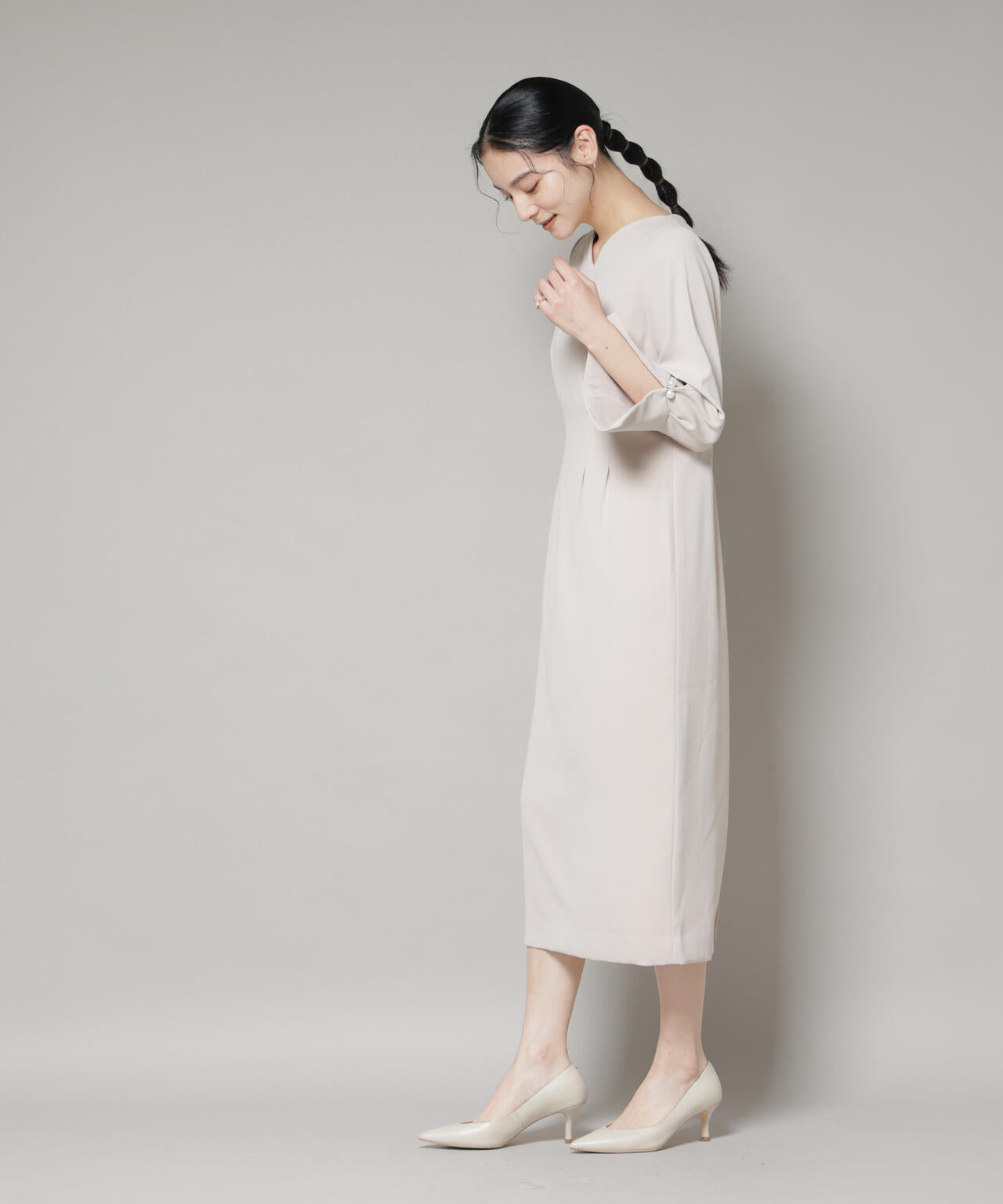 troisieme chaco/DOUBLECLOTH ワンピース 6715219058