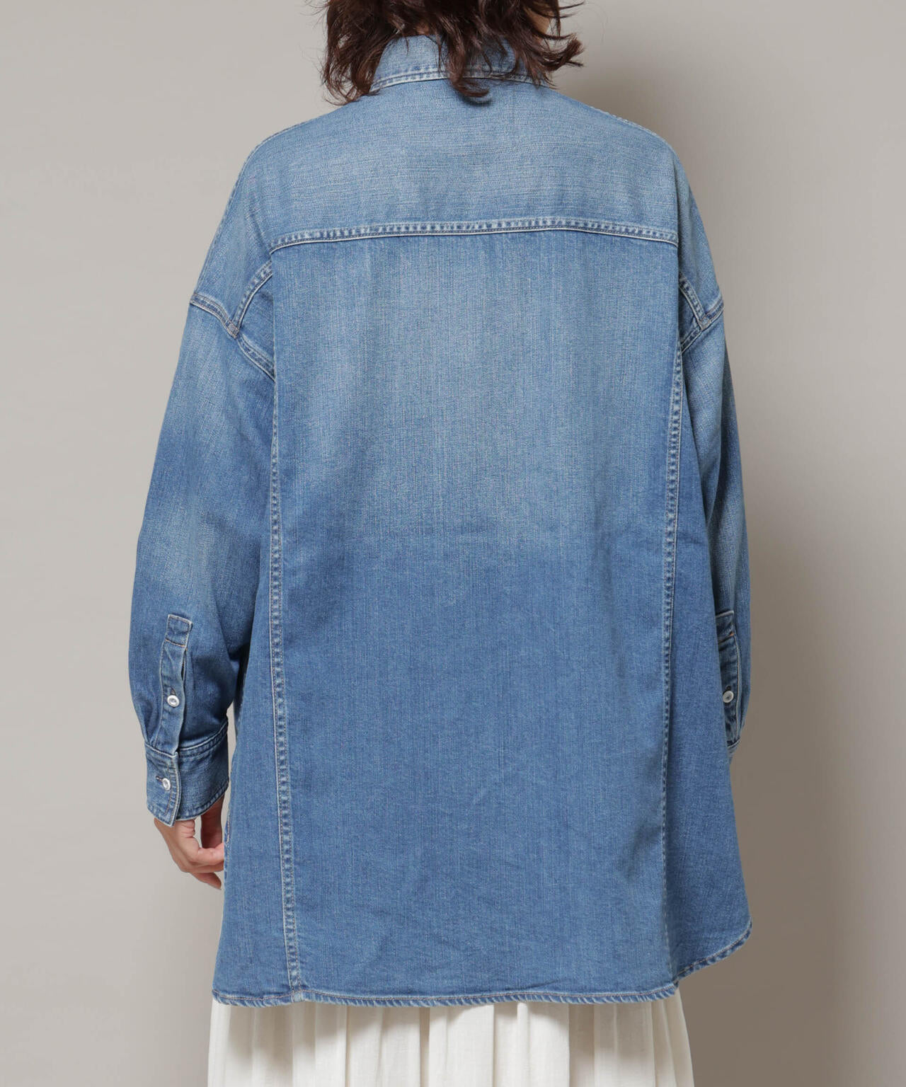 Healthy DENIM / Almond デニム ビッグシャツ