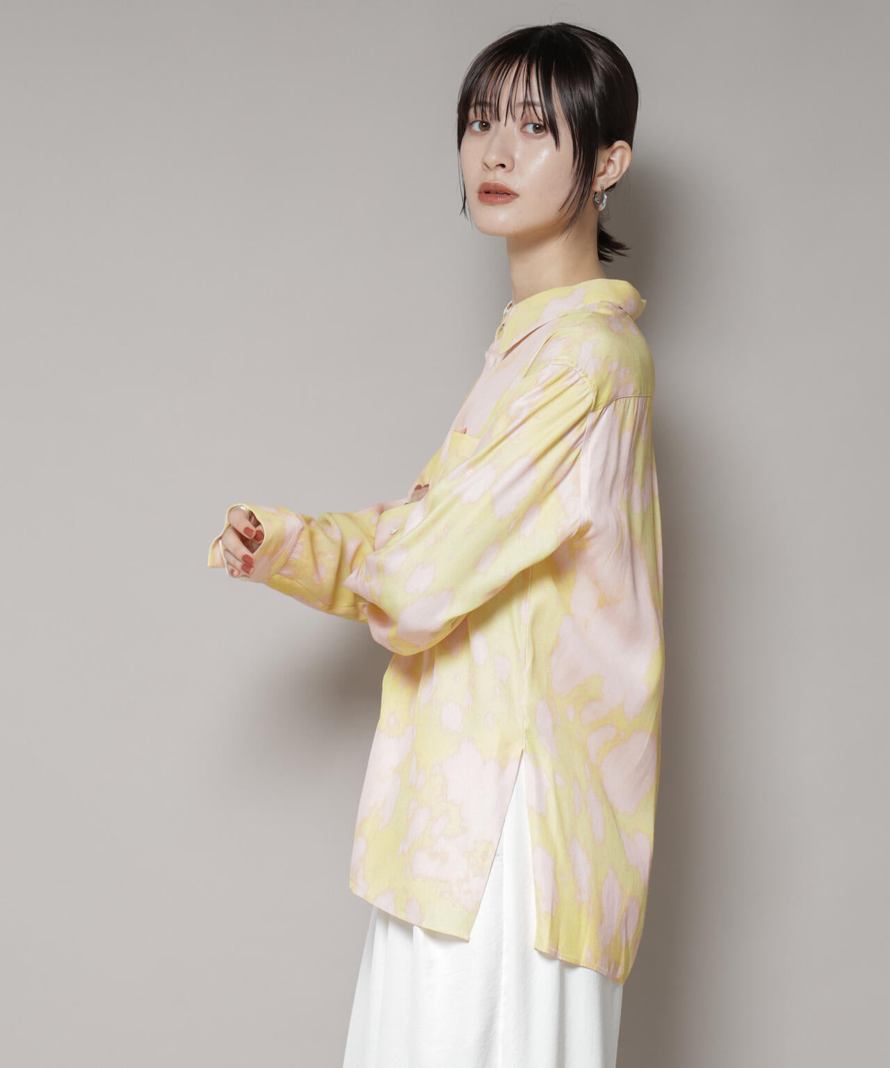 ANTHEM A/LAYER PATTERN PRINTED SHIRTS 6715220027