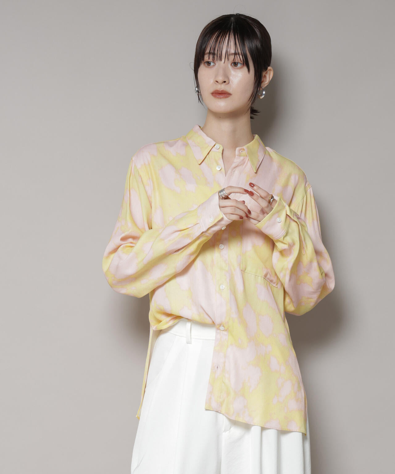 ANTHEM A/LAYER PATTERN PRINTED SHIRTS 6715220027