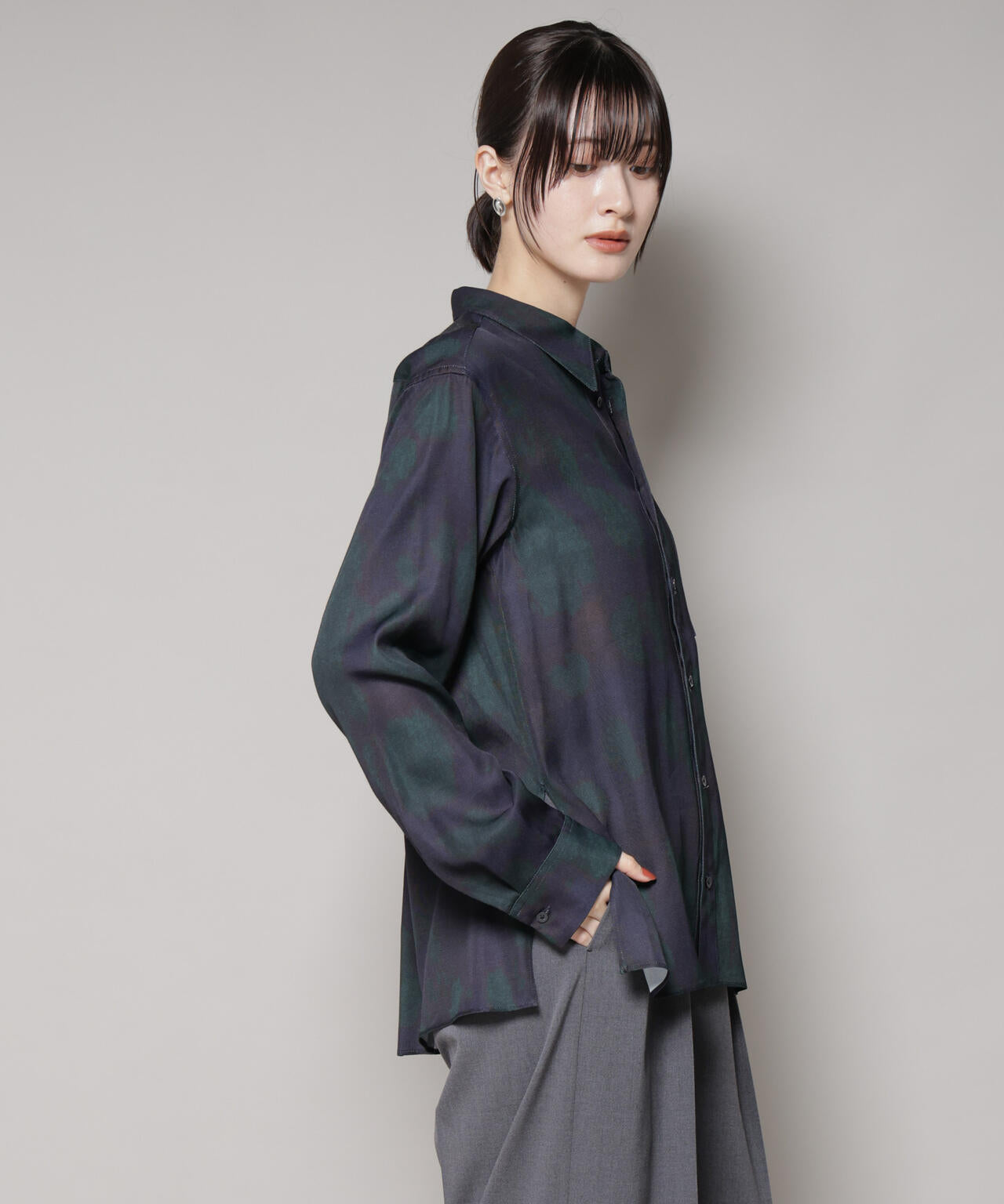 ANTHEM A/LAYER PATTERN PRINTED SHIRTS 6715220027