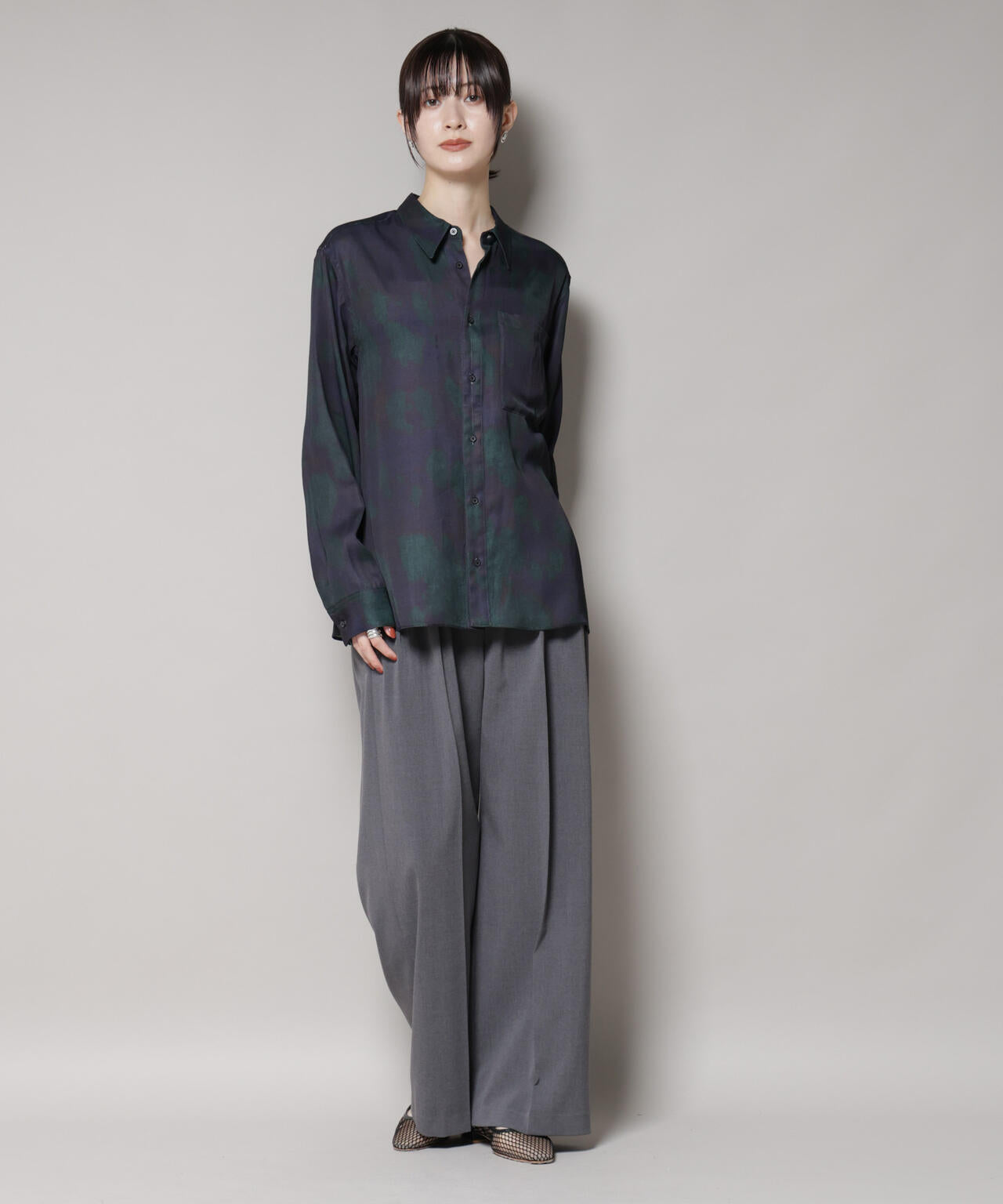 ANTHEM A/LAYER PATTERN PRINTED SHIRTS 6715220027