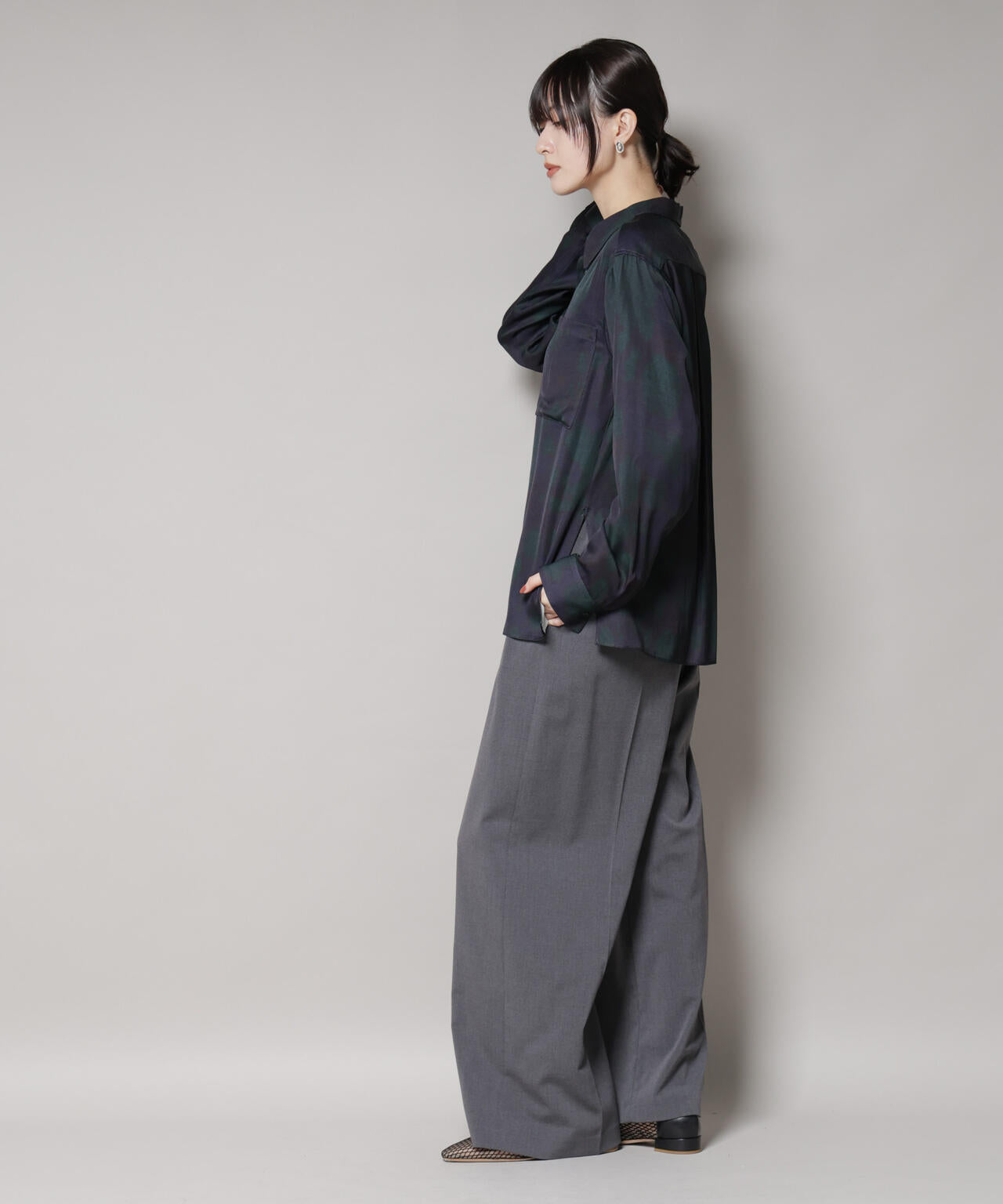 ANTHEM A/LAYER PATTERN PRINTED SHIRTS 6715220027