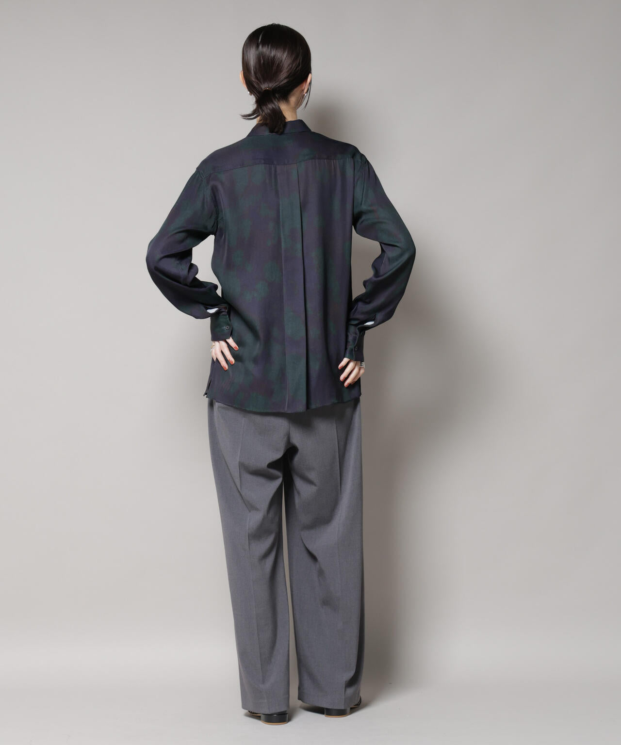 ANTHEM A / LAYER PATTERN PRINTED SHIRTS