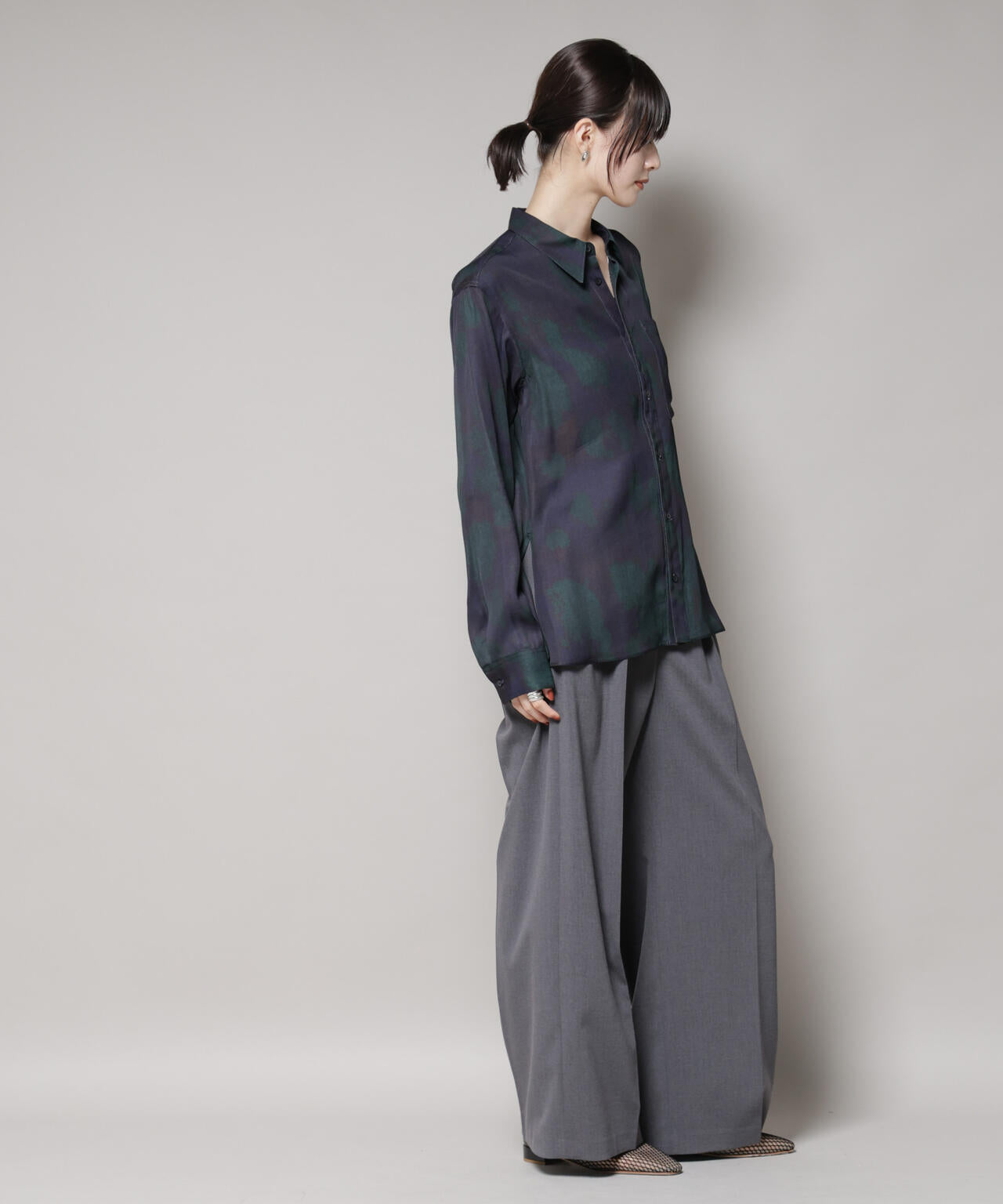 ANTHEM A/LAYER PATTERN PRINTED SHIRTS 6715220027