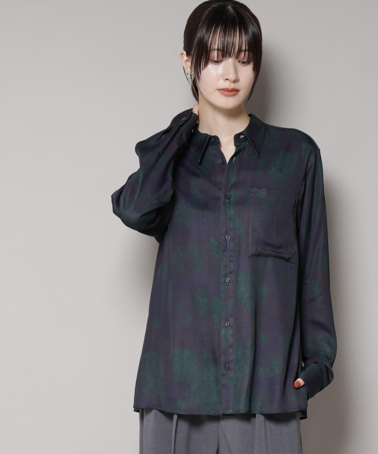 ANTHEM A/LAYER PATTERN PRINTED SHIRTS 6715220027