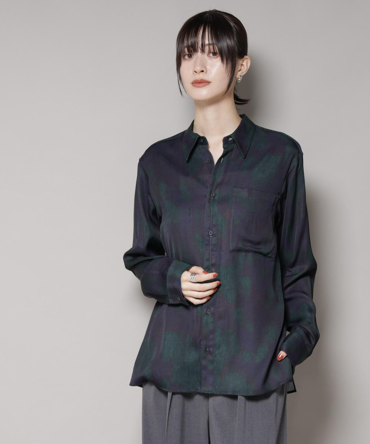 ANTHEM A/LAYER PATTERN PRINTED SHIRTS 6715220027