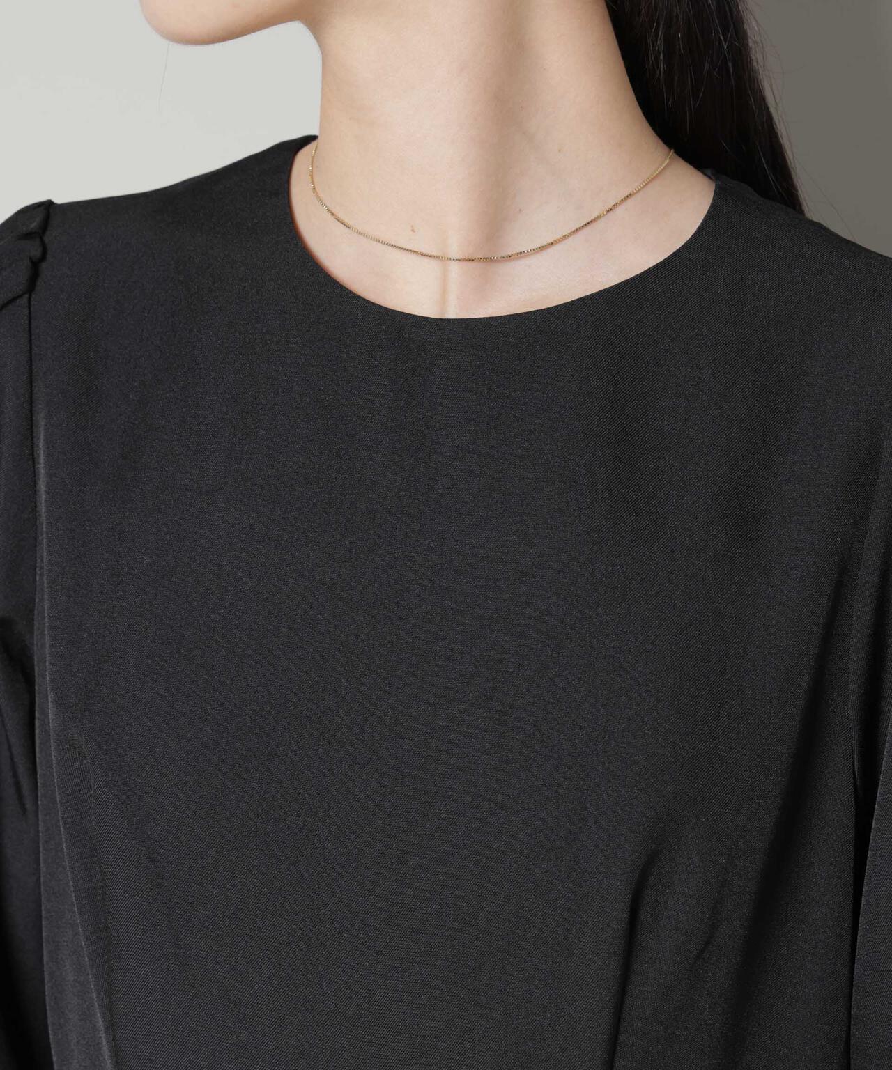 troisieme chaco / TWILL ペプラム トップス ( セットアップ 可 )