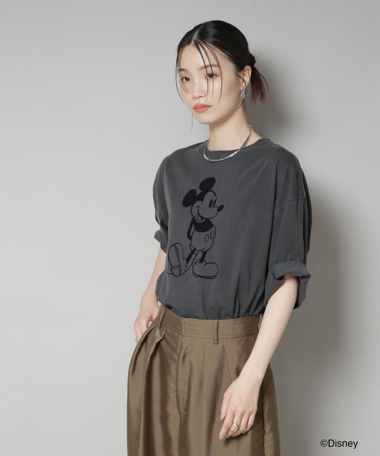GOOD ROCK SPEED/ MICKEY MOUSE /Tshirts Chacoal 6715221005