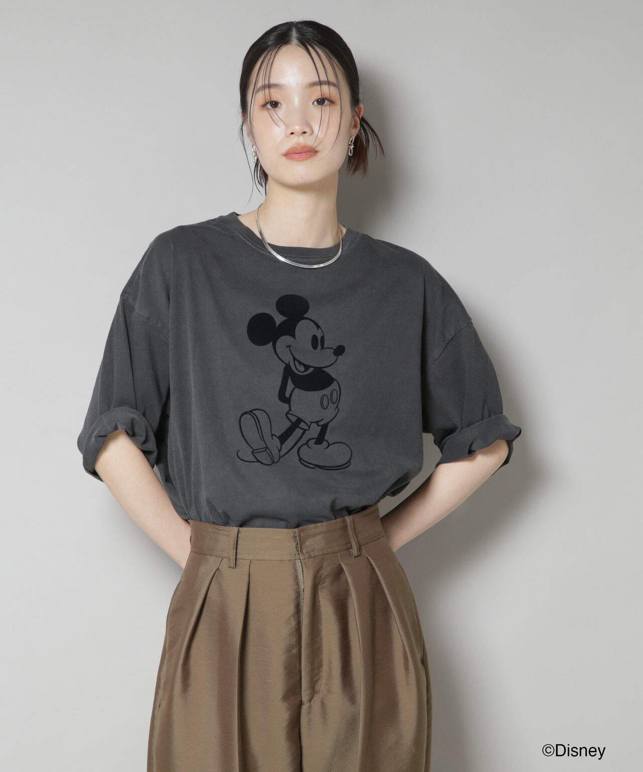 GOOD ROCK SPEED/ MICKEY MOUSE /Tshirts Chacoal 6715221005