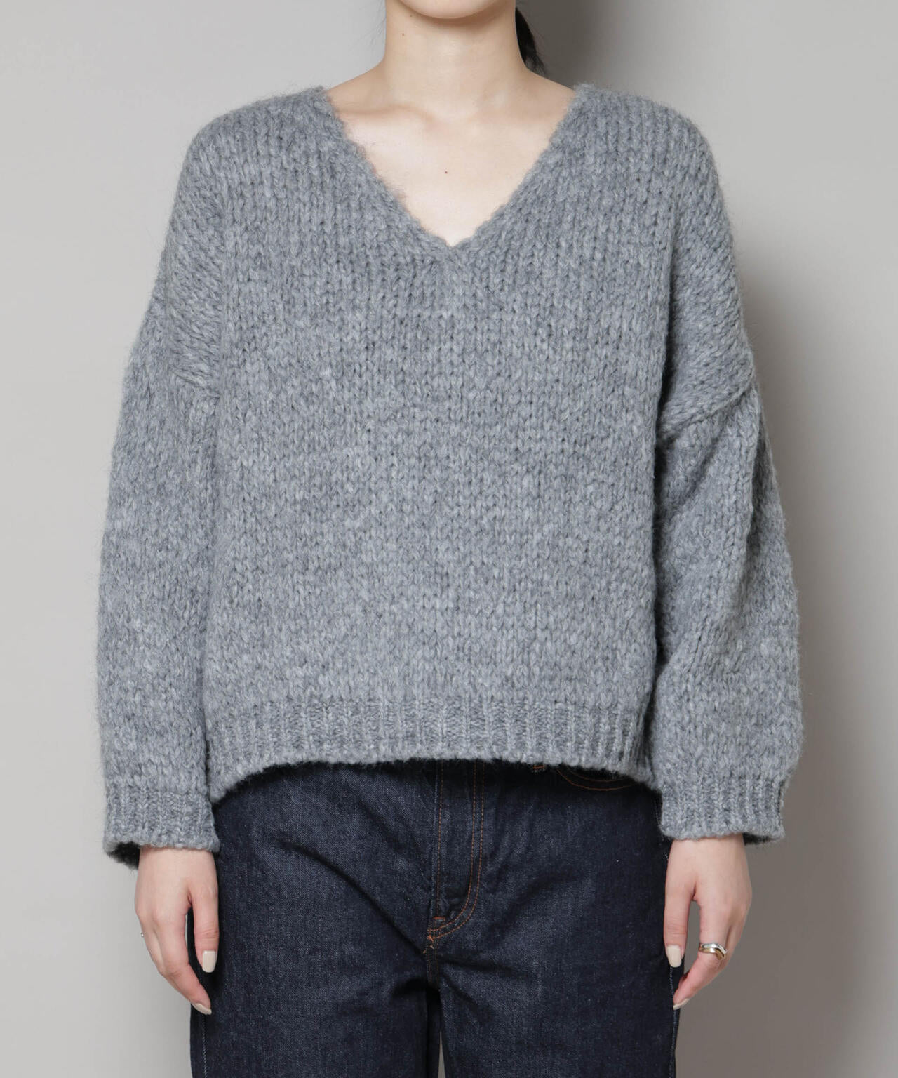 TRICOTS JEAN MARC/Vネックプルオーバー 6715222062