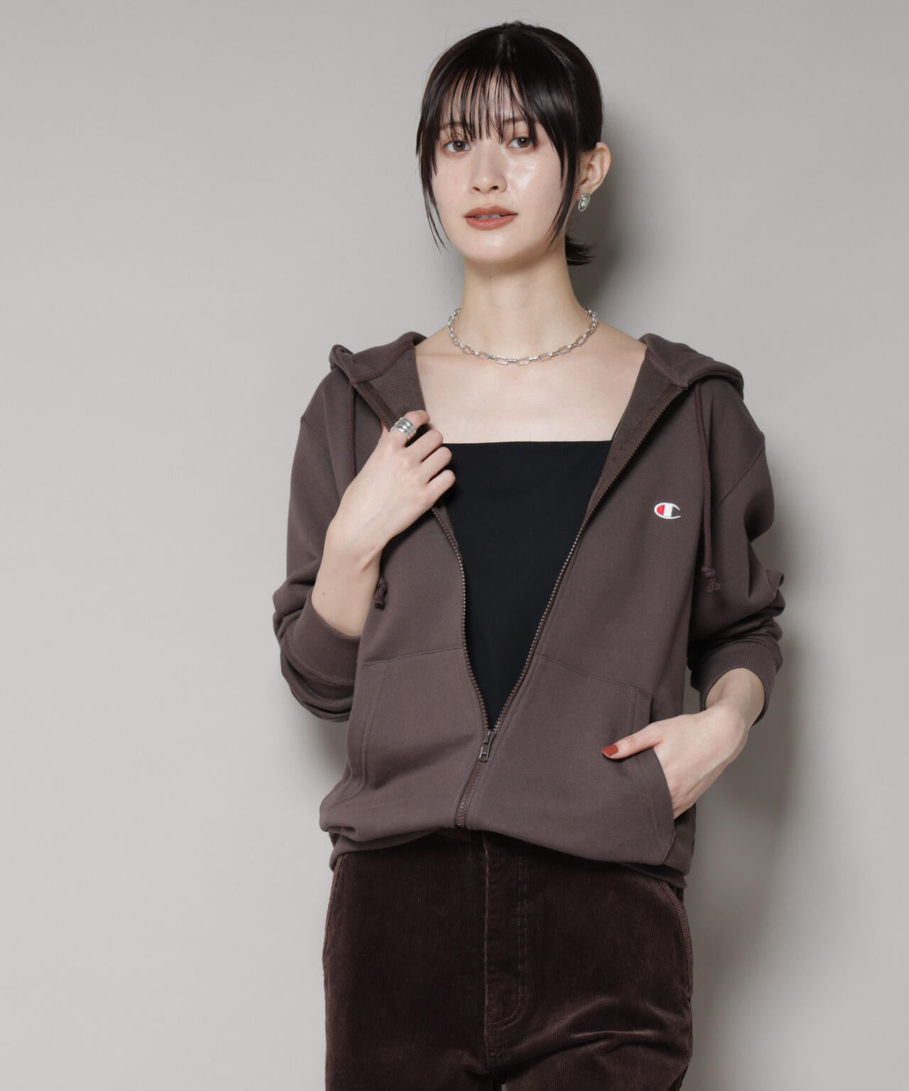 ナノユニバース（NANO universe）/Champion／ZIP HOODED SWEATSHIRT Champion / ZIP HOODED SWEATSHIRT