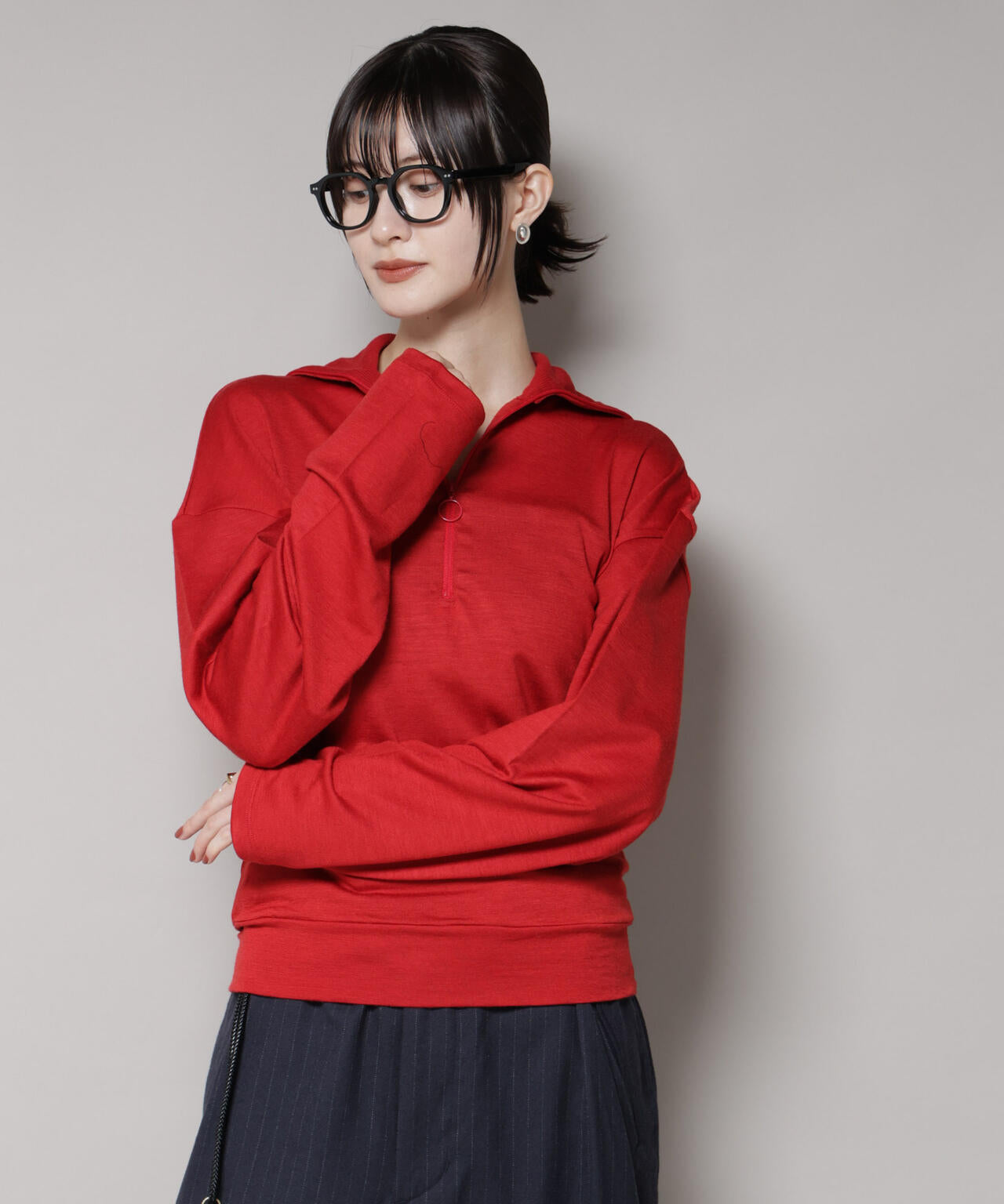 ANTHEM A/WOOL VOLUME SLEEVE JERSEY