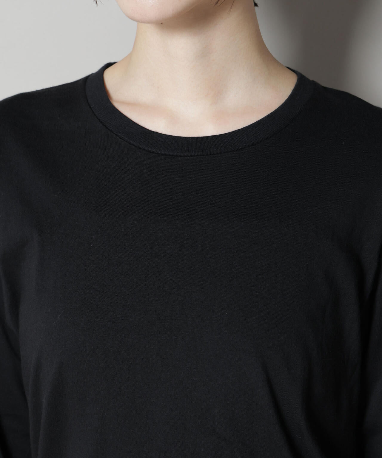 Hanes/2P Japan Fit クルーネックロングスリーブＴシャツ 6715223046