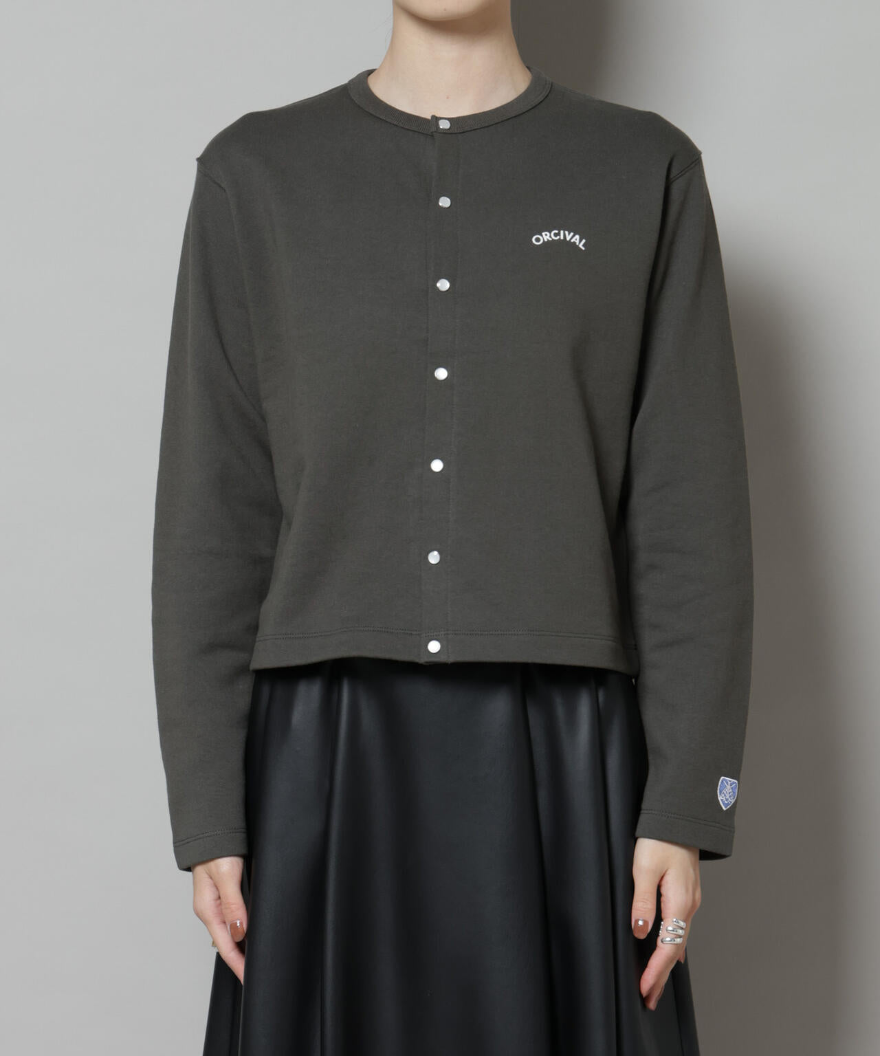 ORCIVAL / CREW NECK CARDIGAN