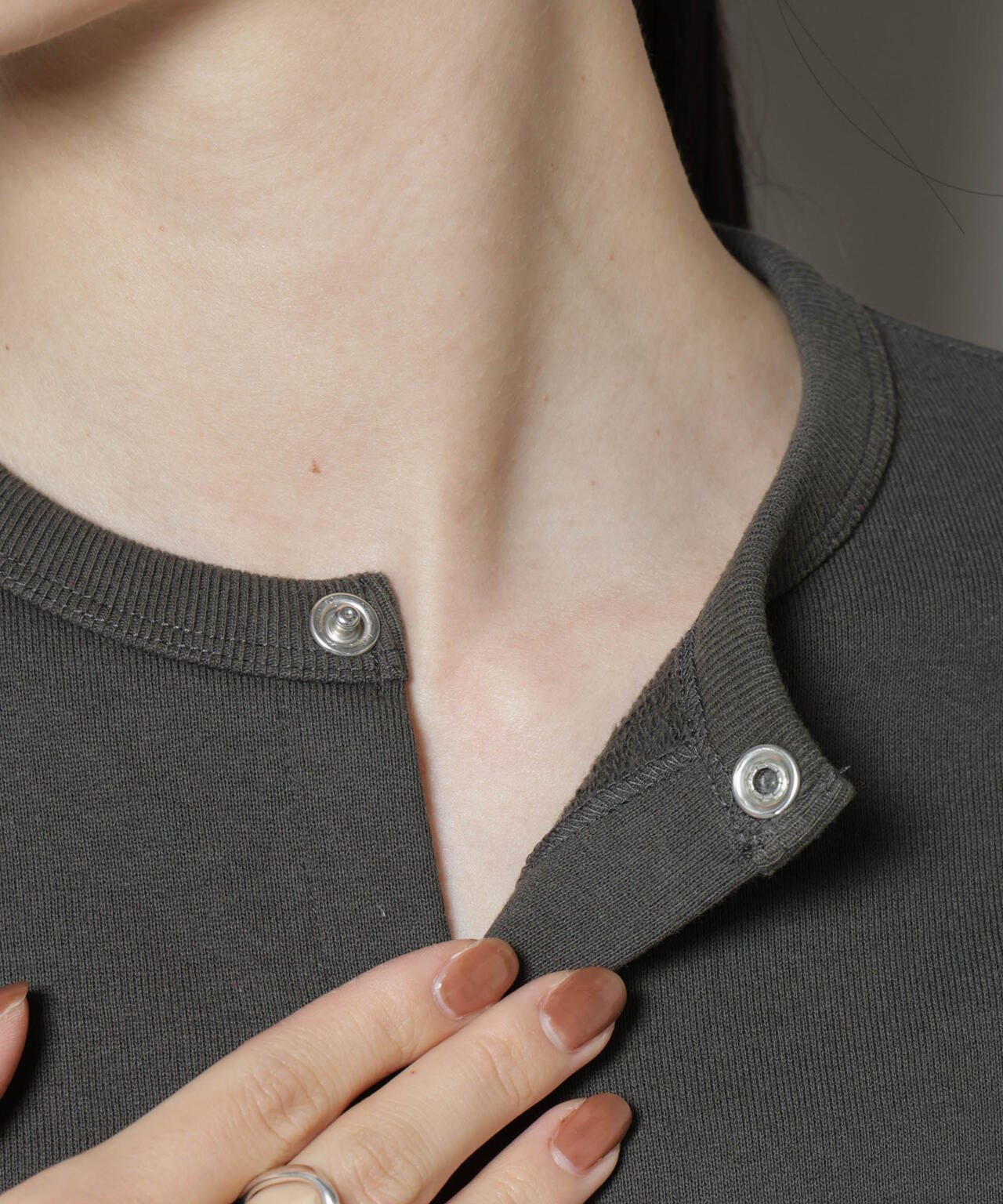 ORCIVAL / CREW NECK CARDIGAN