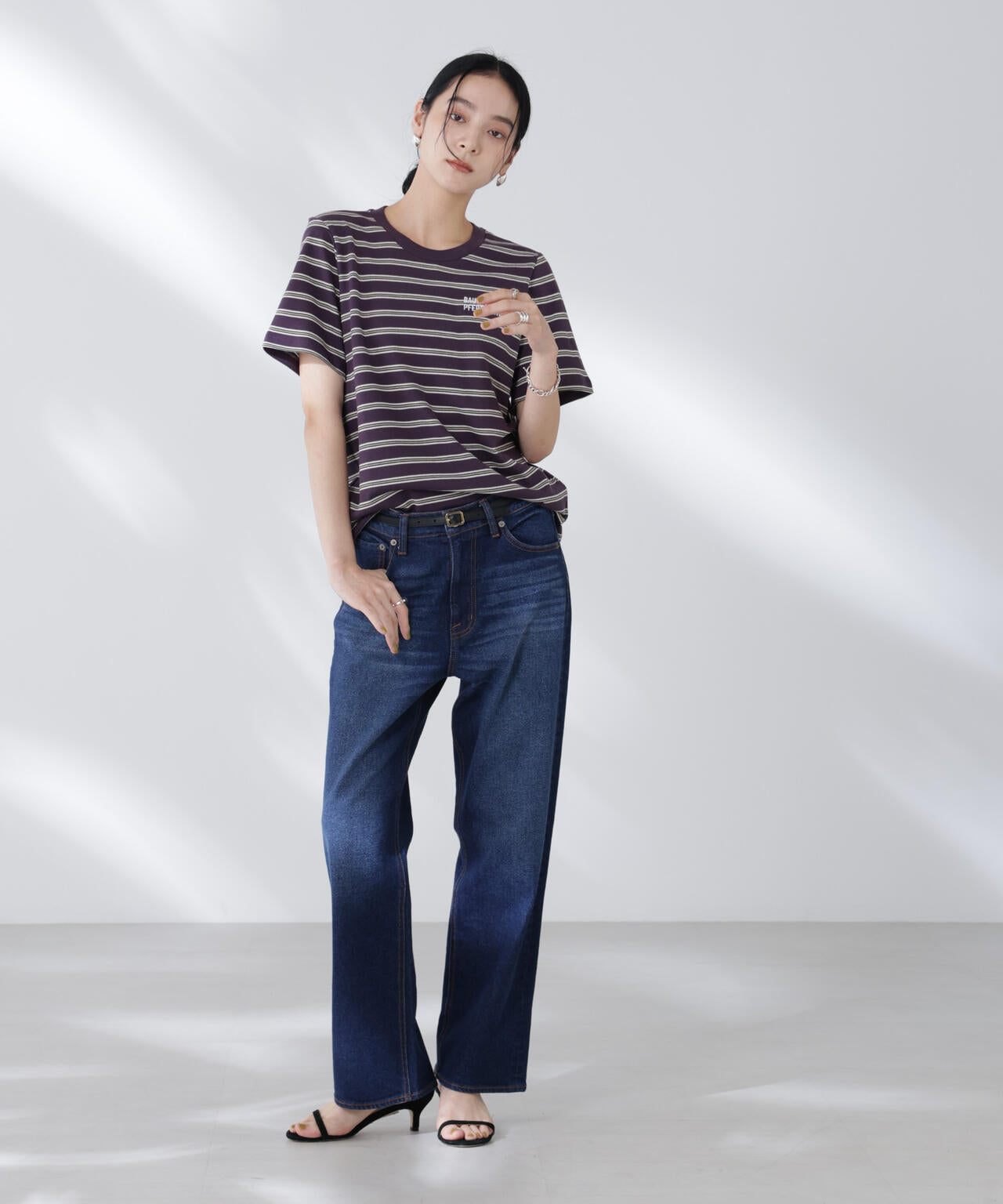 BAUM UND PFERDGARTEN/Cotton Pique Tシャツ 6715224002