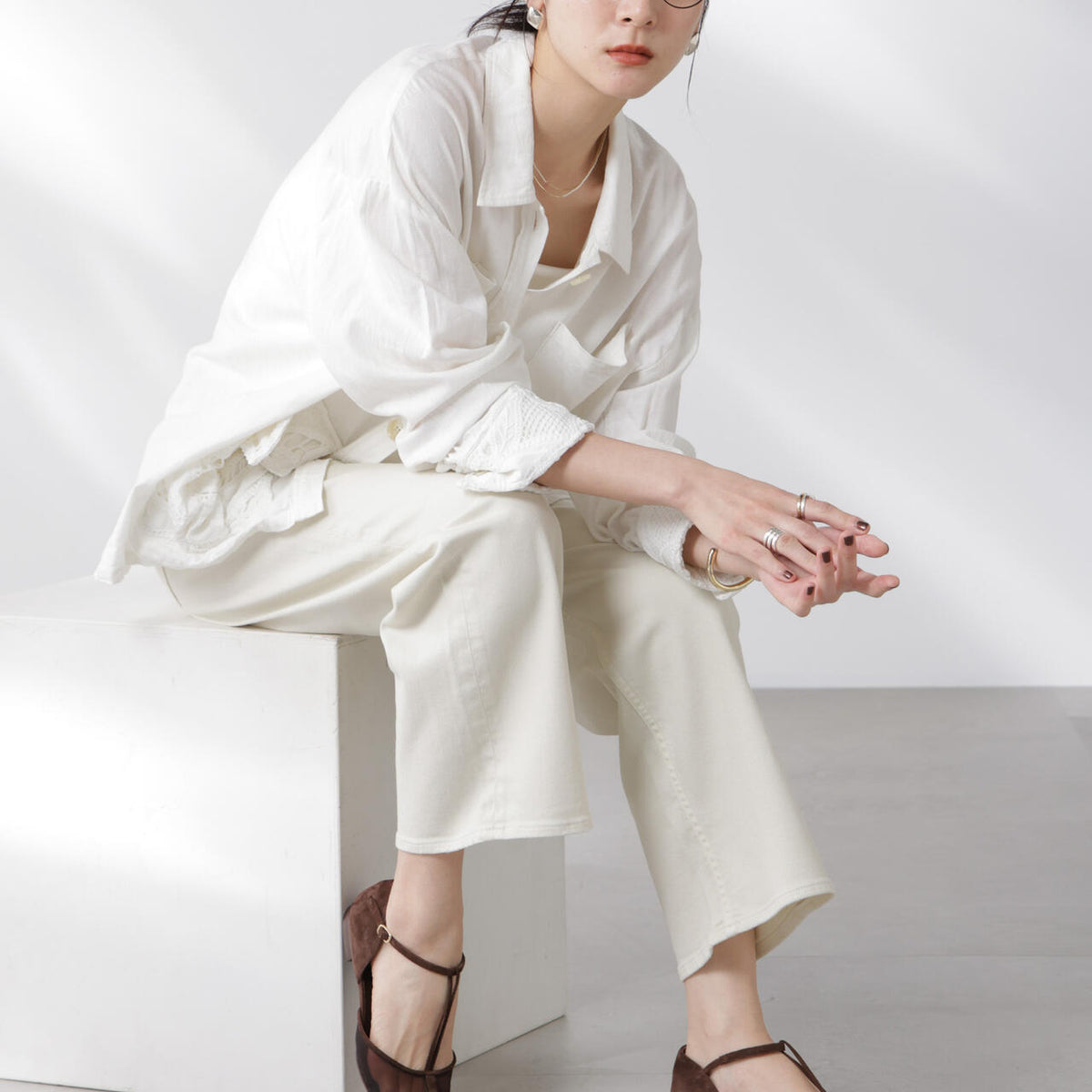 Yu kokoroさま専用 Healthy DENIM / 別注 Pink Pepper Midrise ワイドデニム
