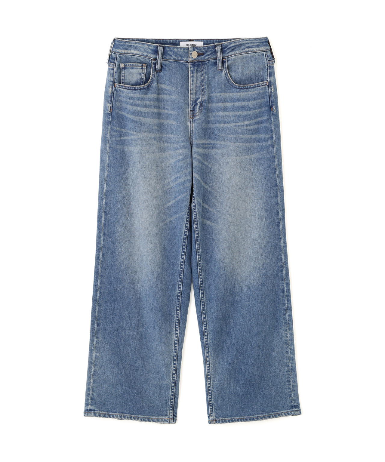 Healthy DENIM/別注 Pink Pepper Midrise ワイドデニム 6715227024