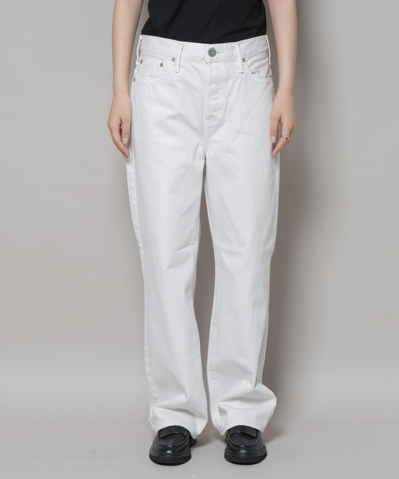 トップス AUBERGE BIG SERGE WHITE upper hights / THE CECILIE BONE