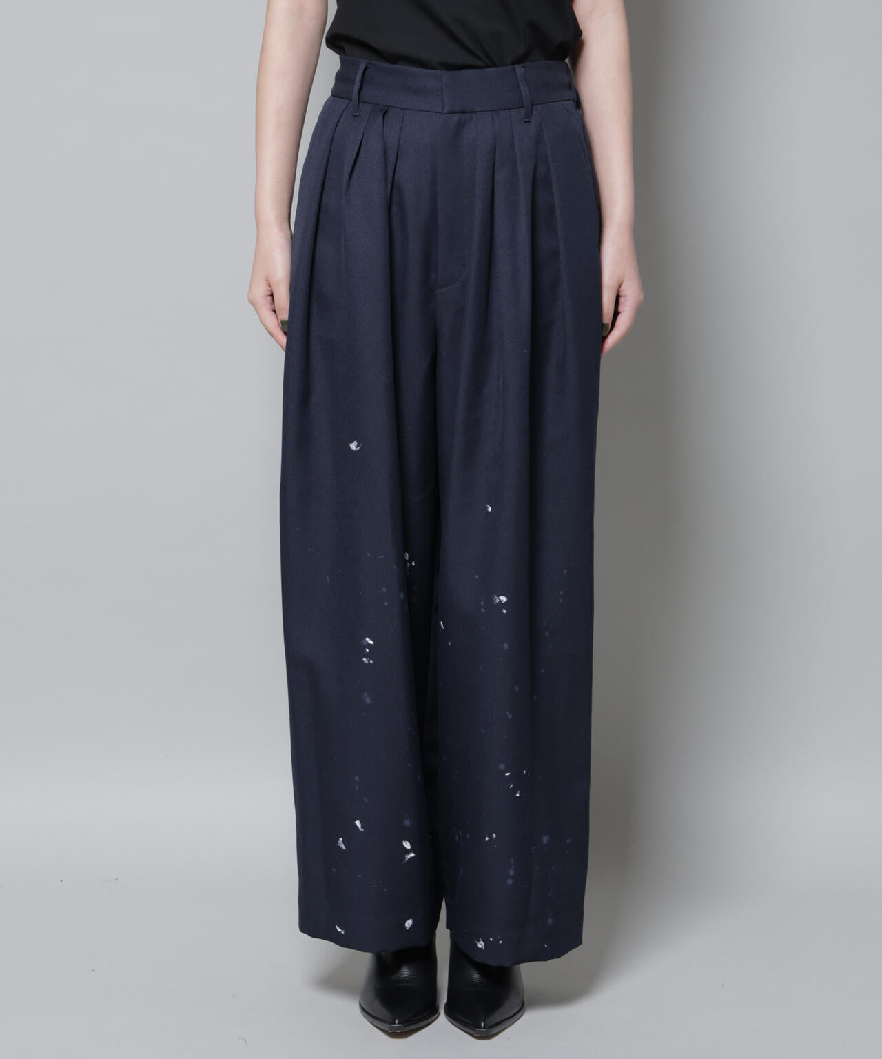 RhodolirioN/Tack Pants -Twill Paint(セットアップ可) 6715227044