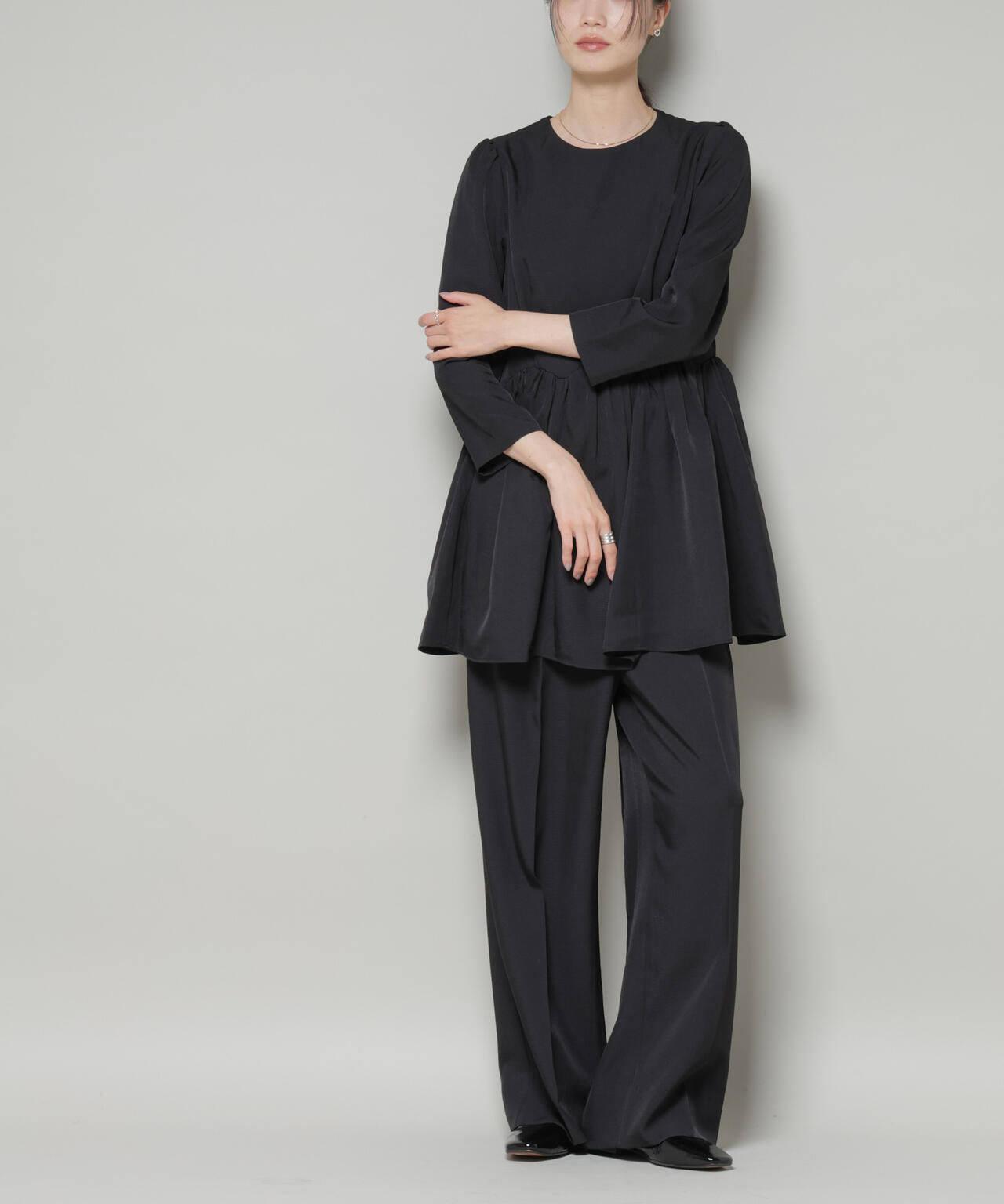 troisieme chaco / TWILL パンツ ( セットアップ 可)