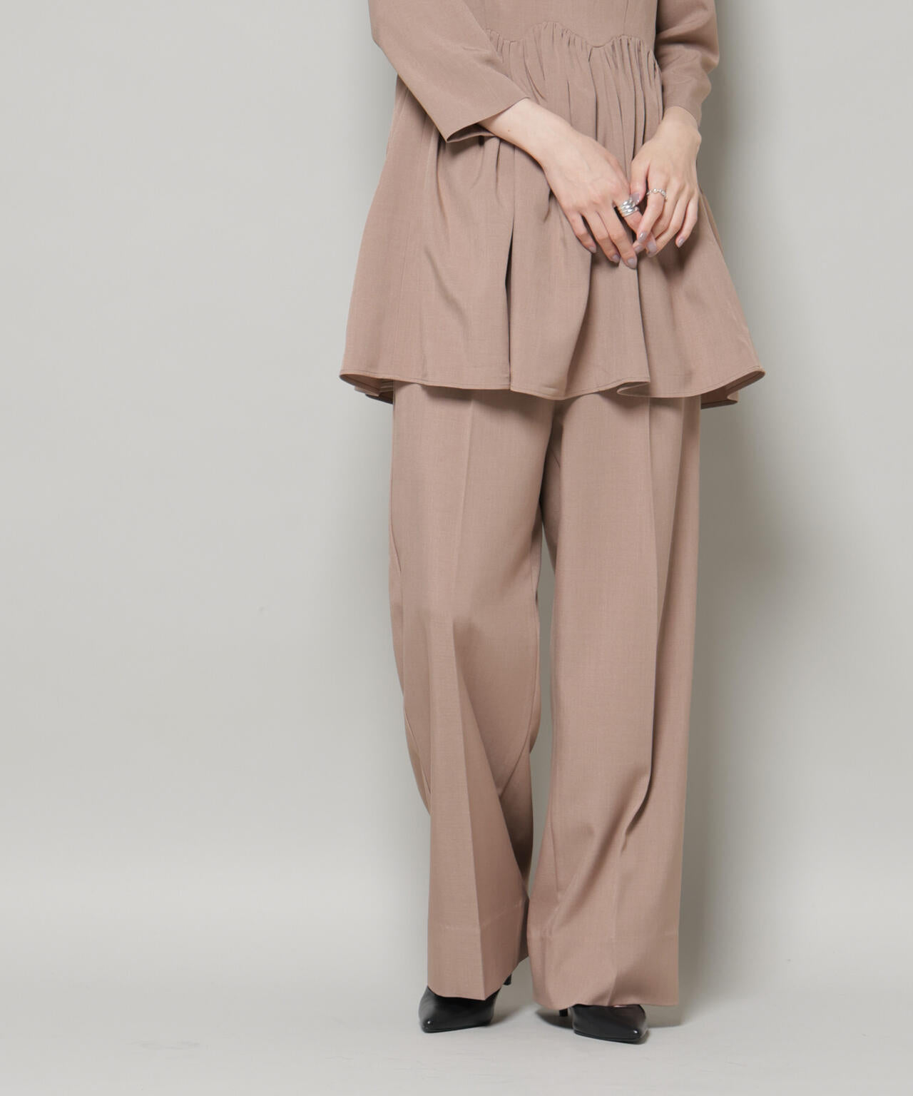 troisieme chaco/TWILL パンツ(セットアップ可) 6715227057