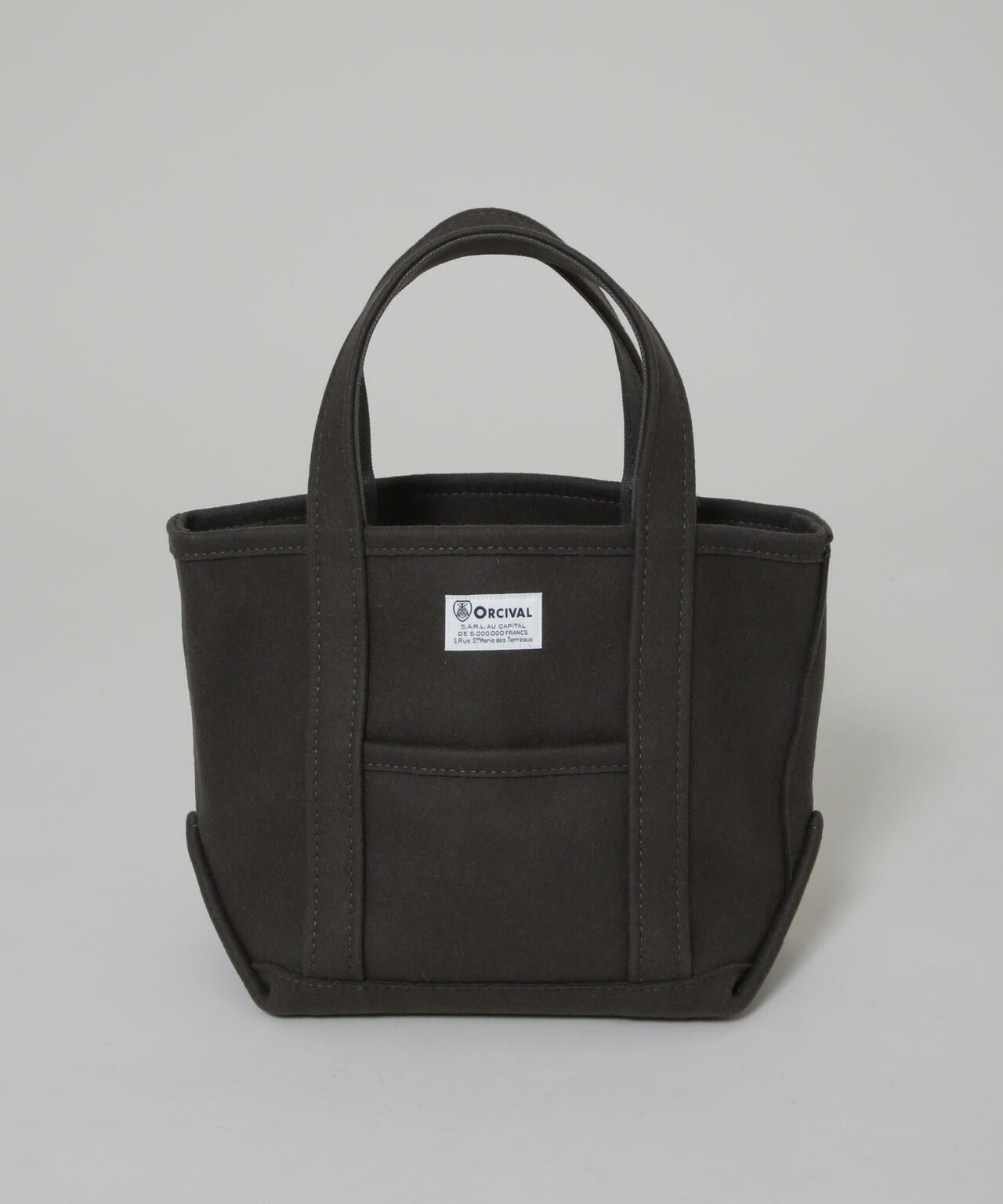 ORCIVAL/HEAVY MELTON TOTE BAG SMALL