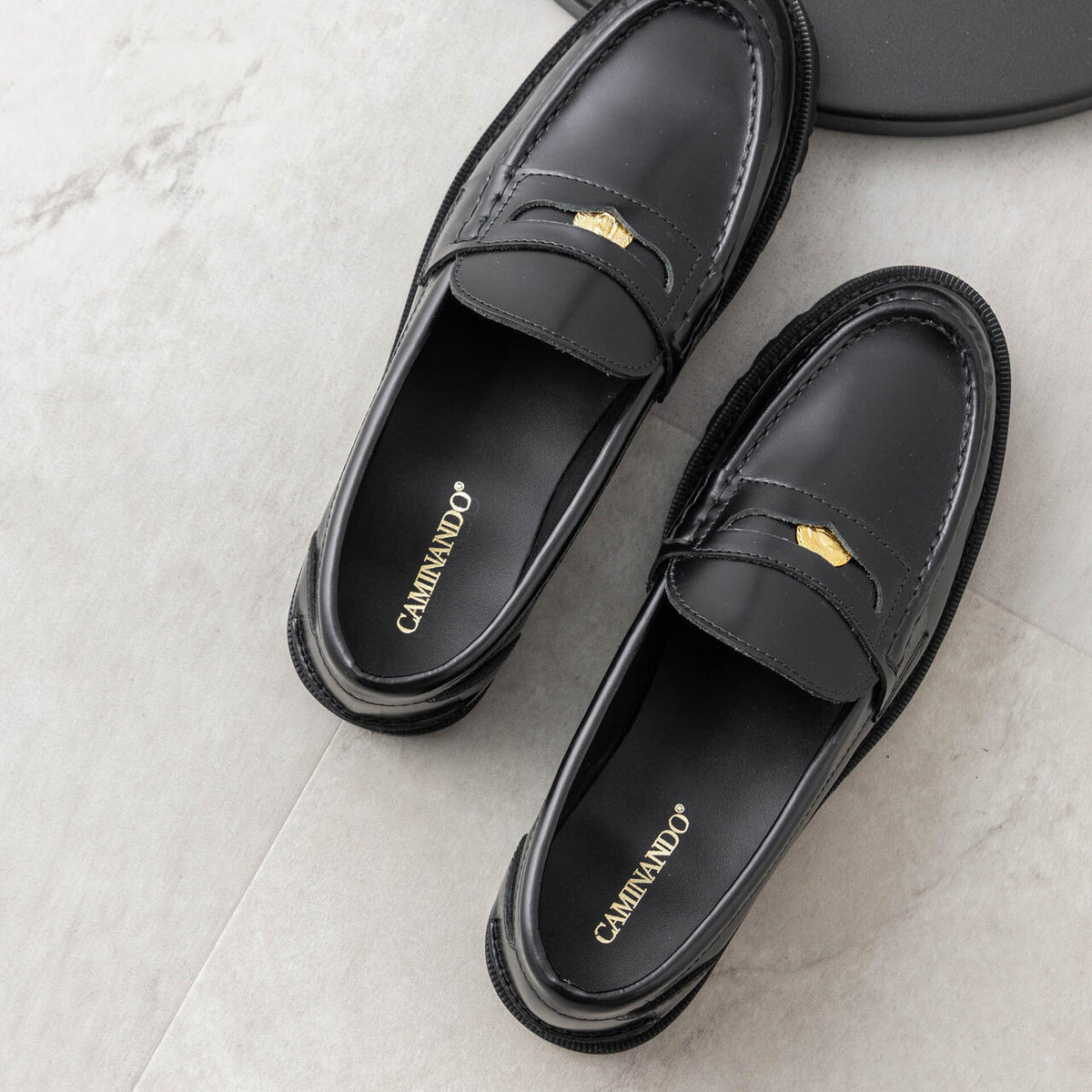 CAMINANDO / 別注 ALMOND TOE PENNY LOAFERS