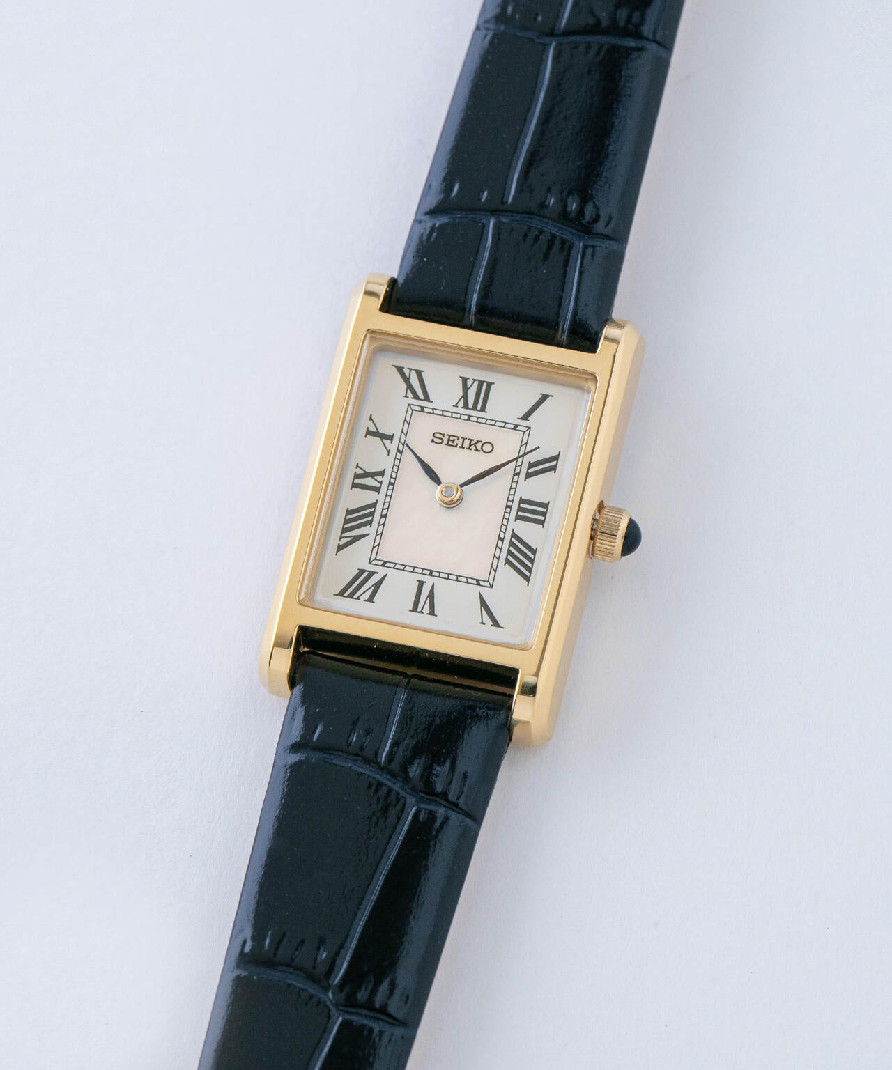 SEIKO / セイコー コラボレーション スクエア ゴールド×ブラック