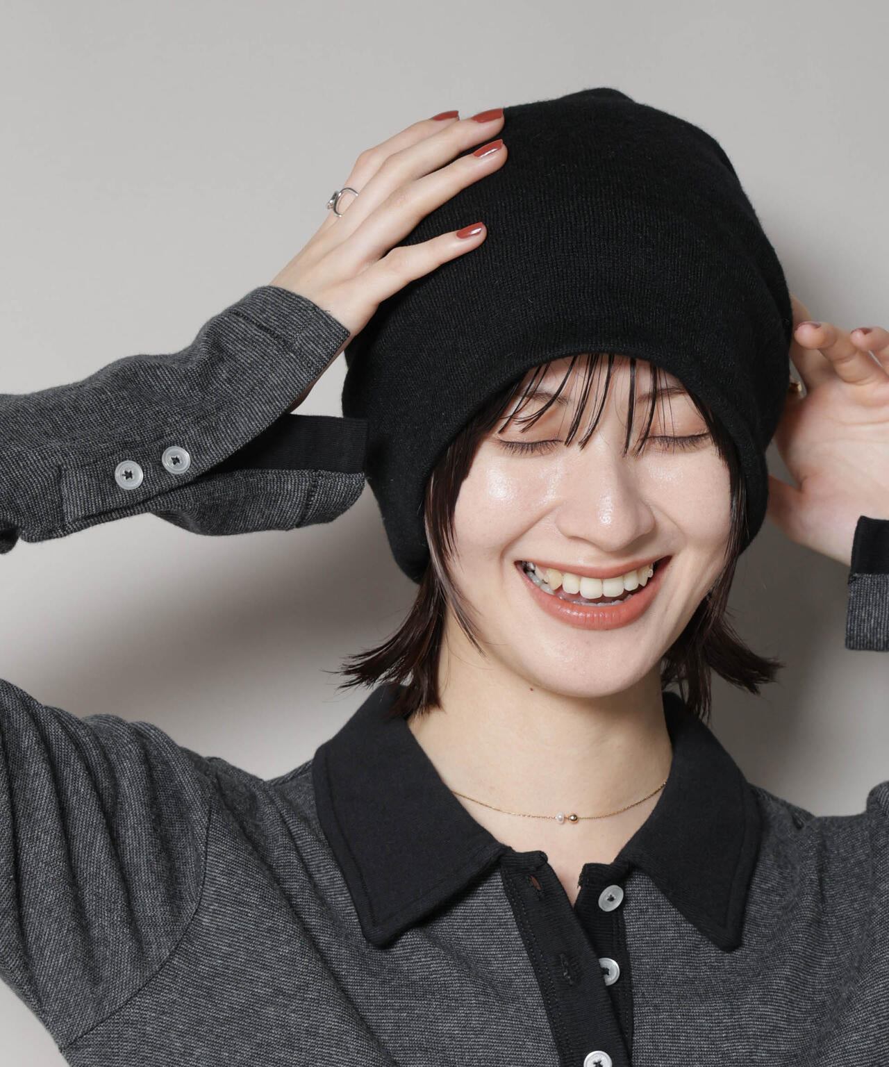 La Maison de Lyllis/BOXKNIT　ビーニー 6715239033