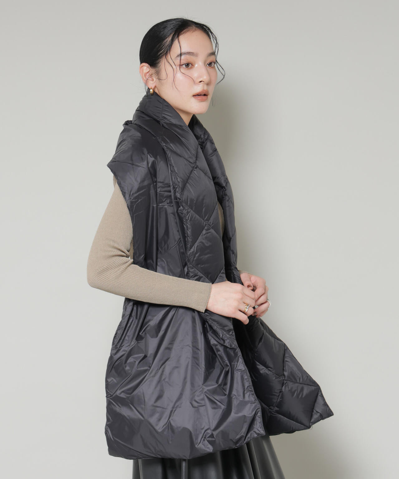 TAION / リバーシブル ダウンストール