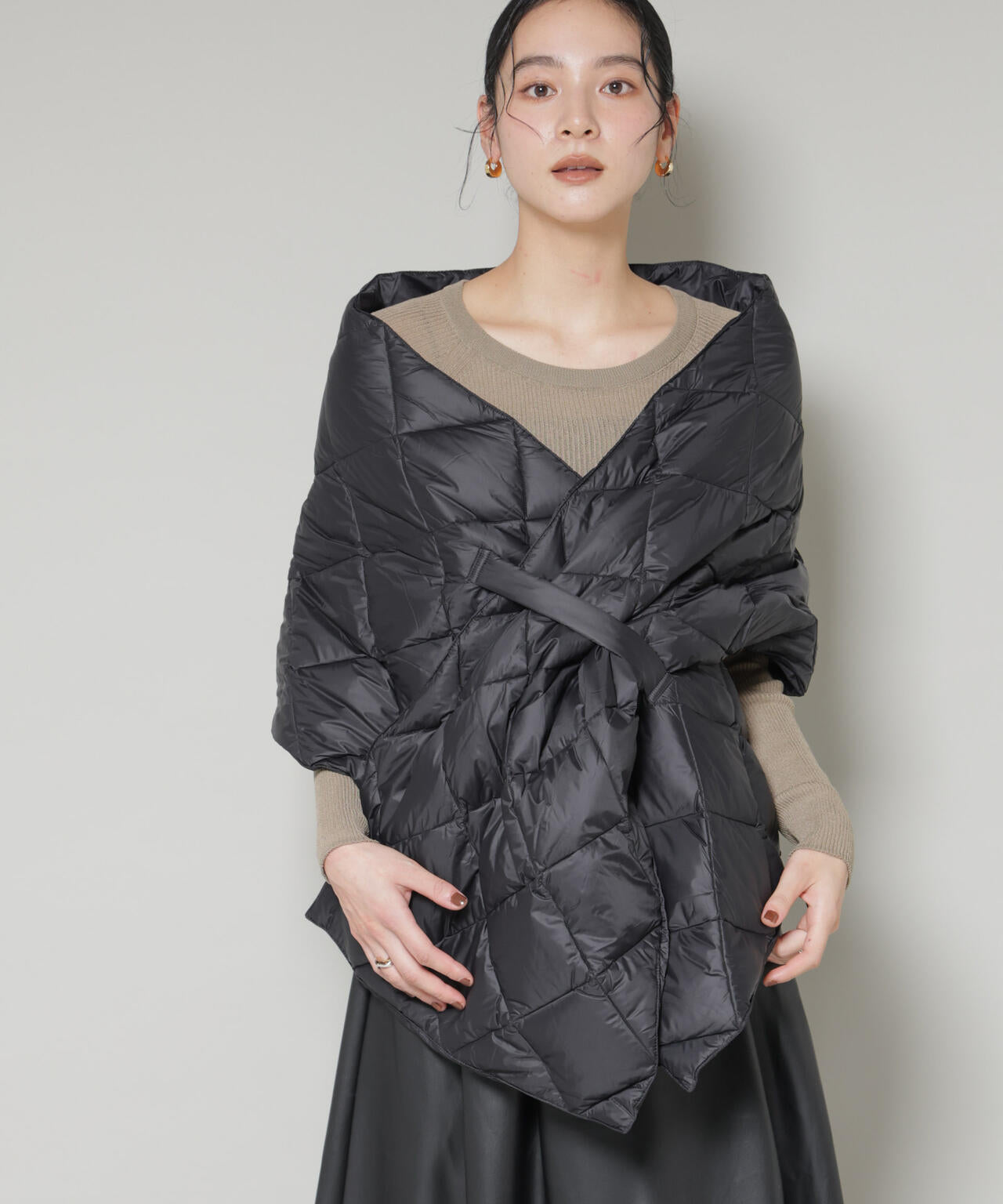 TAION/リバーシブルダウンストール 6715241083