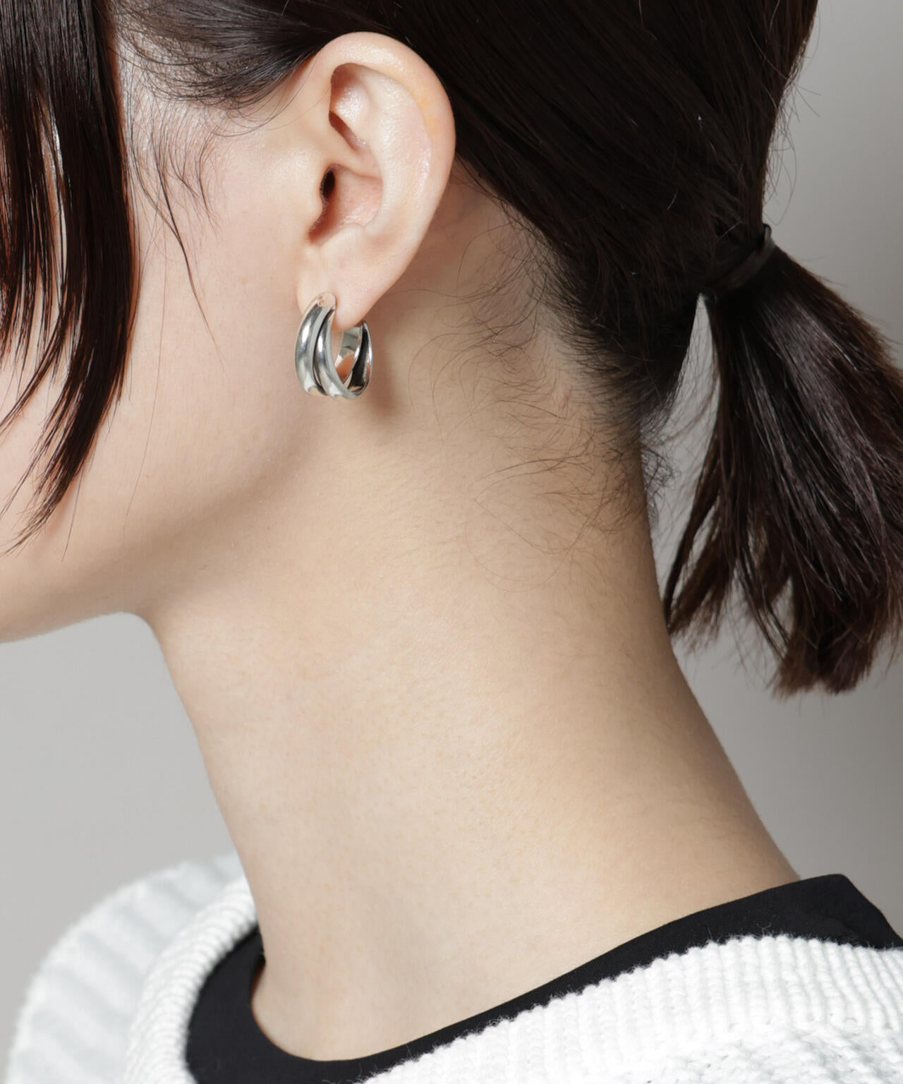 PHILIPPE AUDIBERT/Leoville pm earrings silver