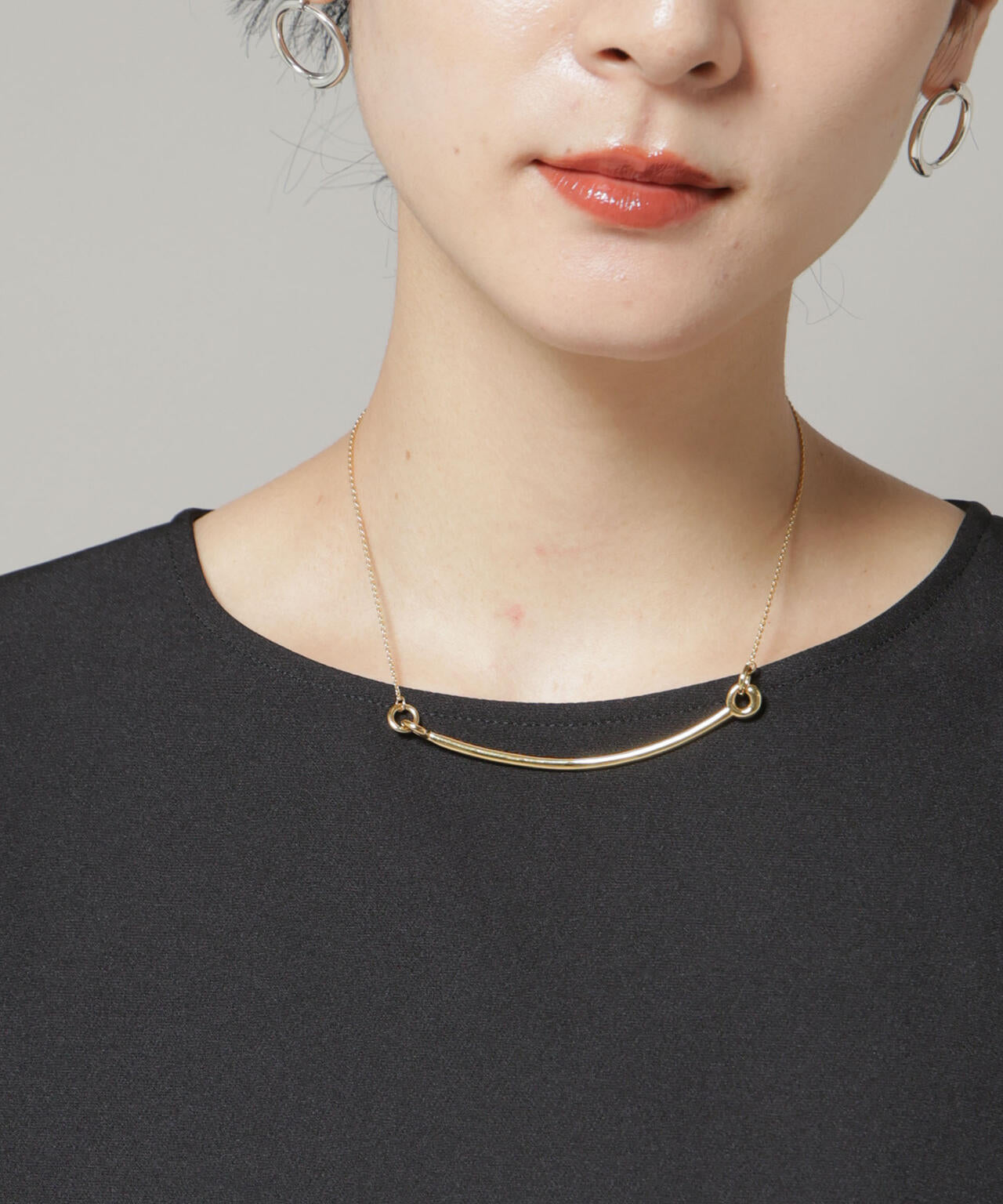 『Y』COLOR ツアー DEEP 『YUICHIRO』イニシャル ネックレス JAMIRAY / MOON STICK NK GD