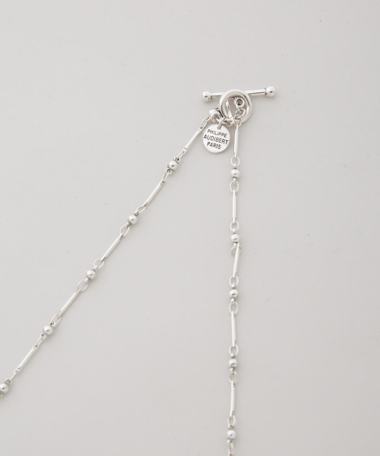 PHILIPPE AUDIBERT / Garnet double necklace